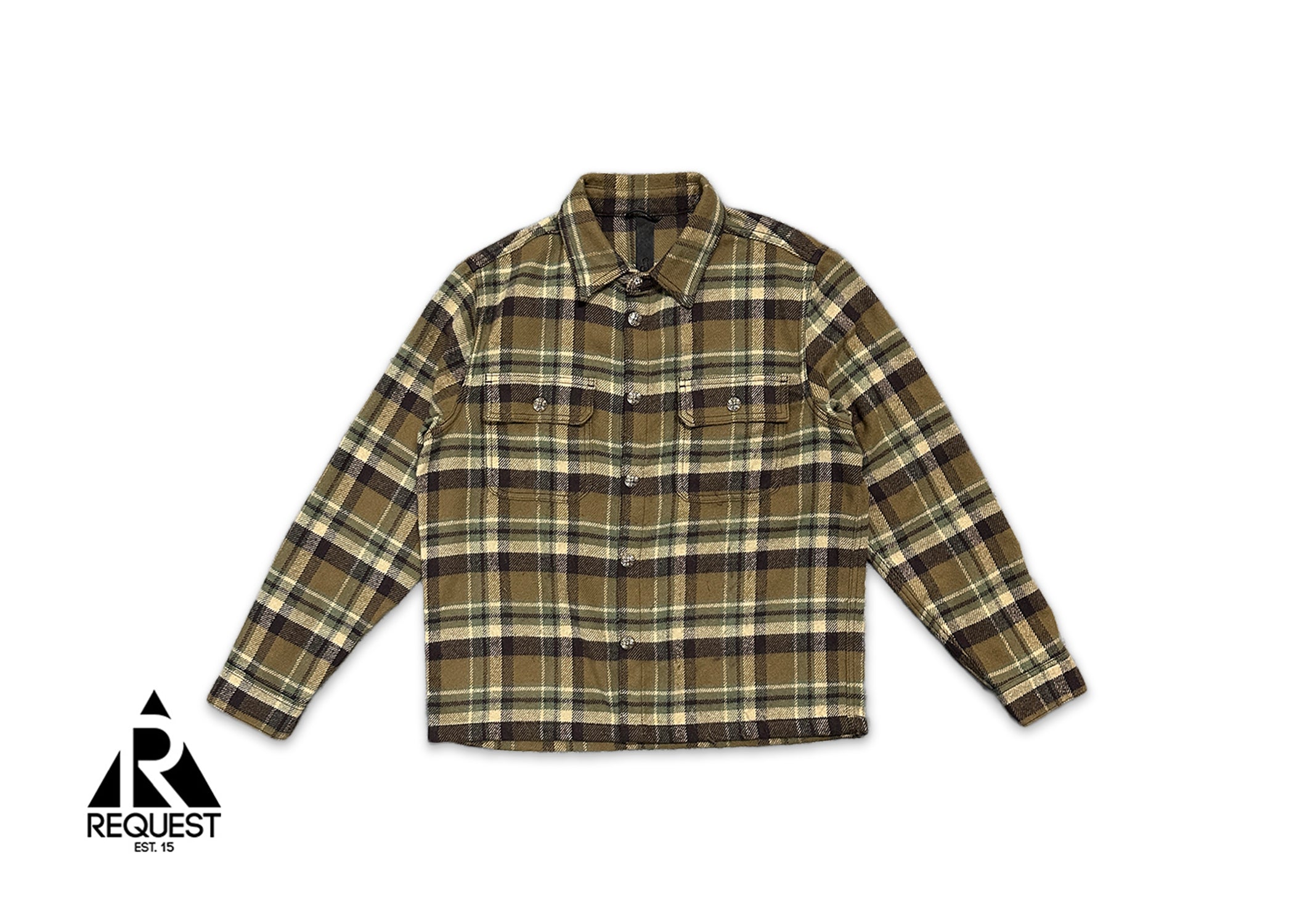 Flannel Shirt "Olive Green"
