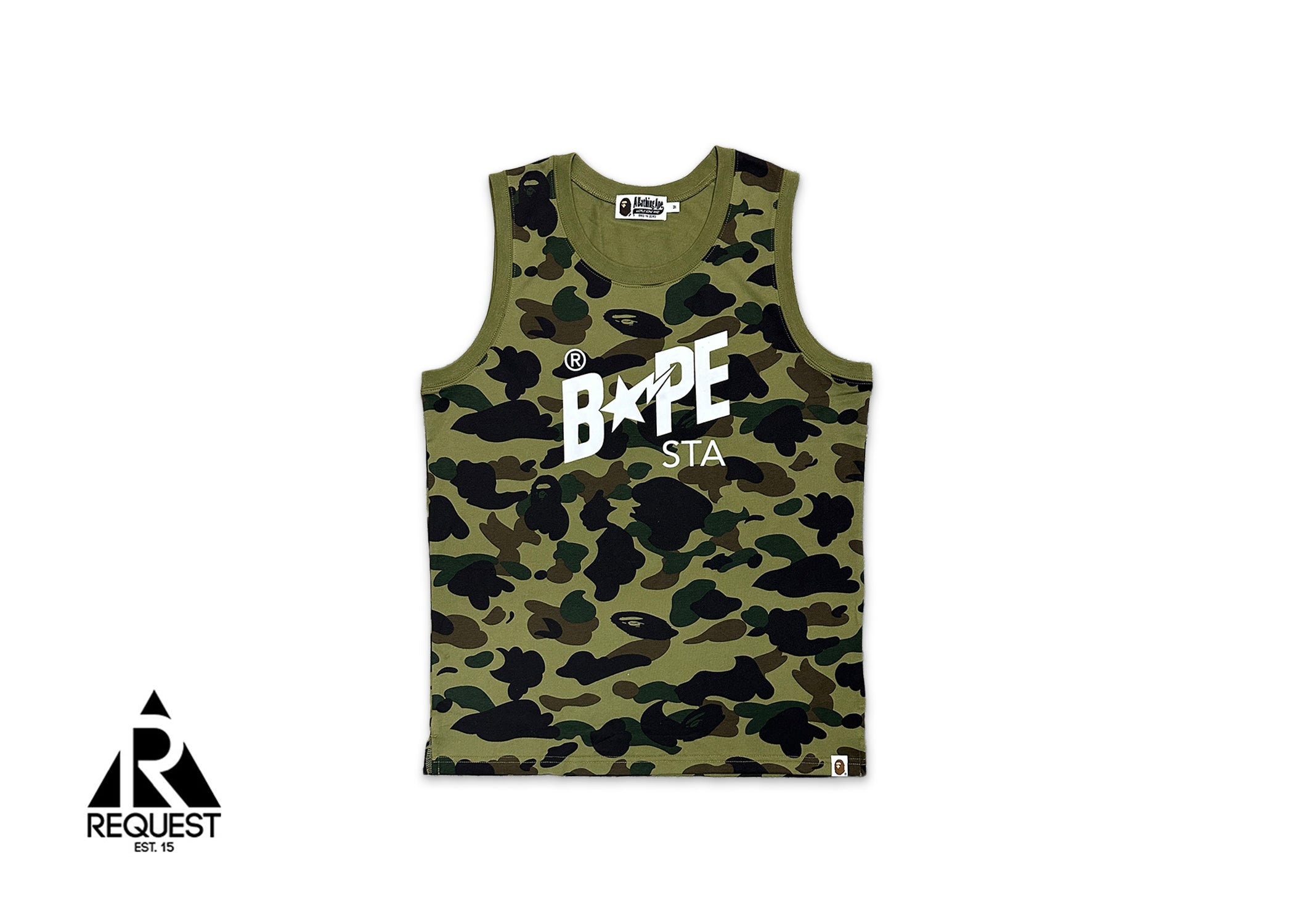 Green 1st Camo STA Logo Tank Top