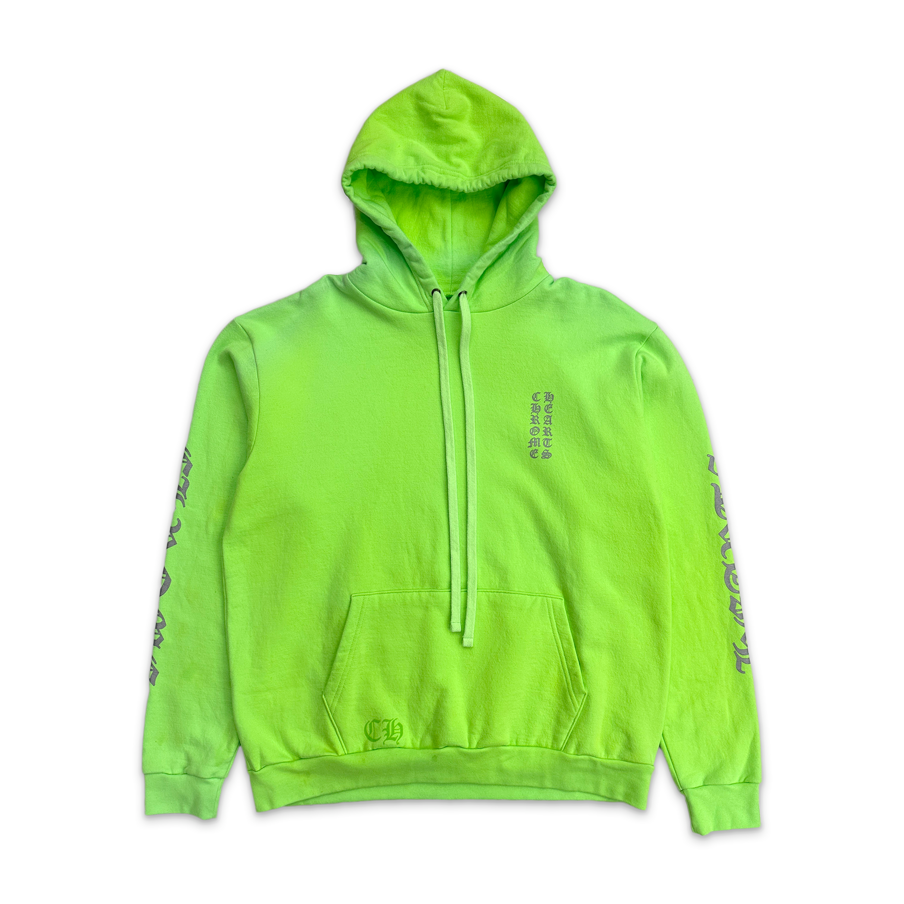 Vertical Logo Miami Exclusive Hoodie "Lime Green"