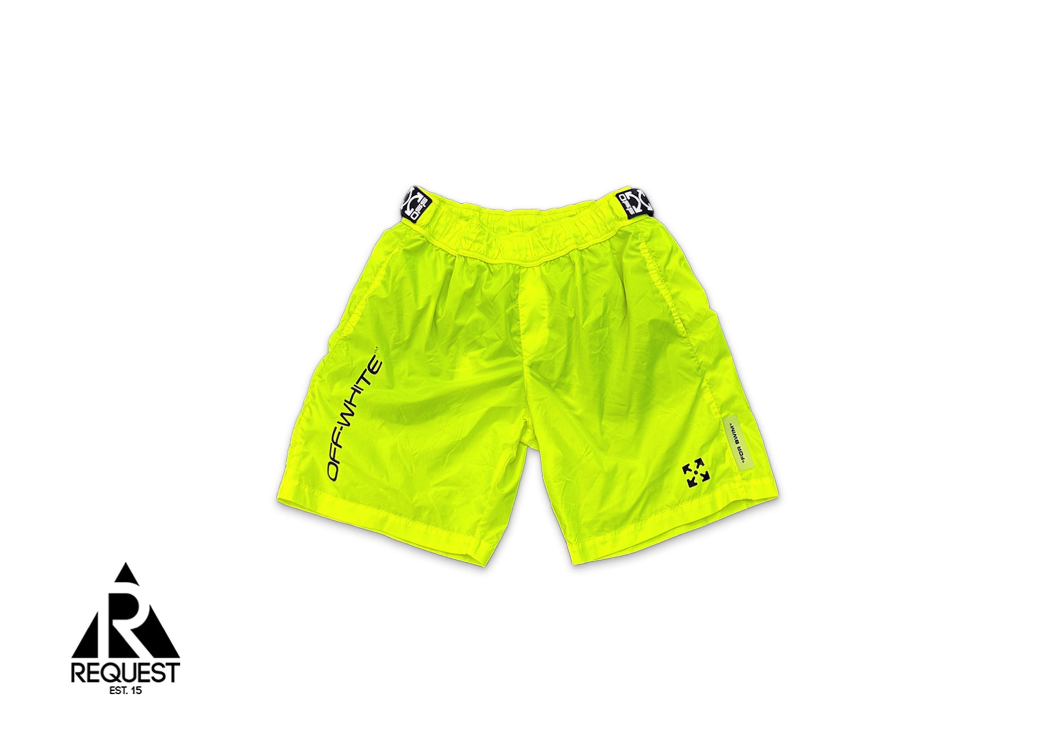 Swim Bermuda Shorts "Fluorescent Yellow"