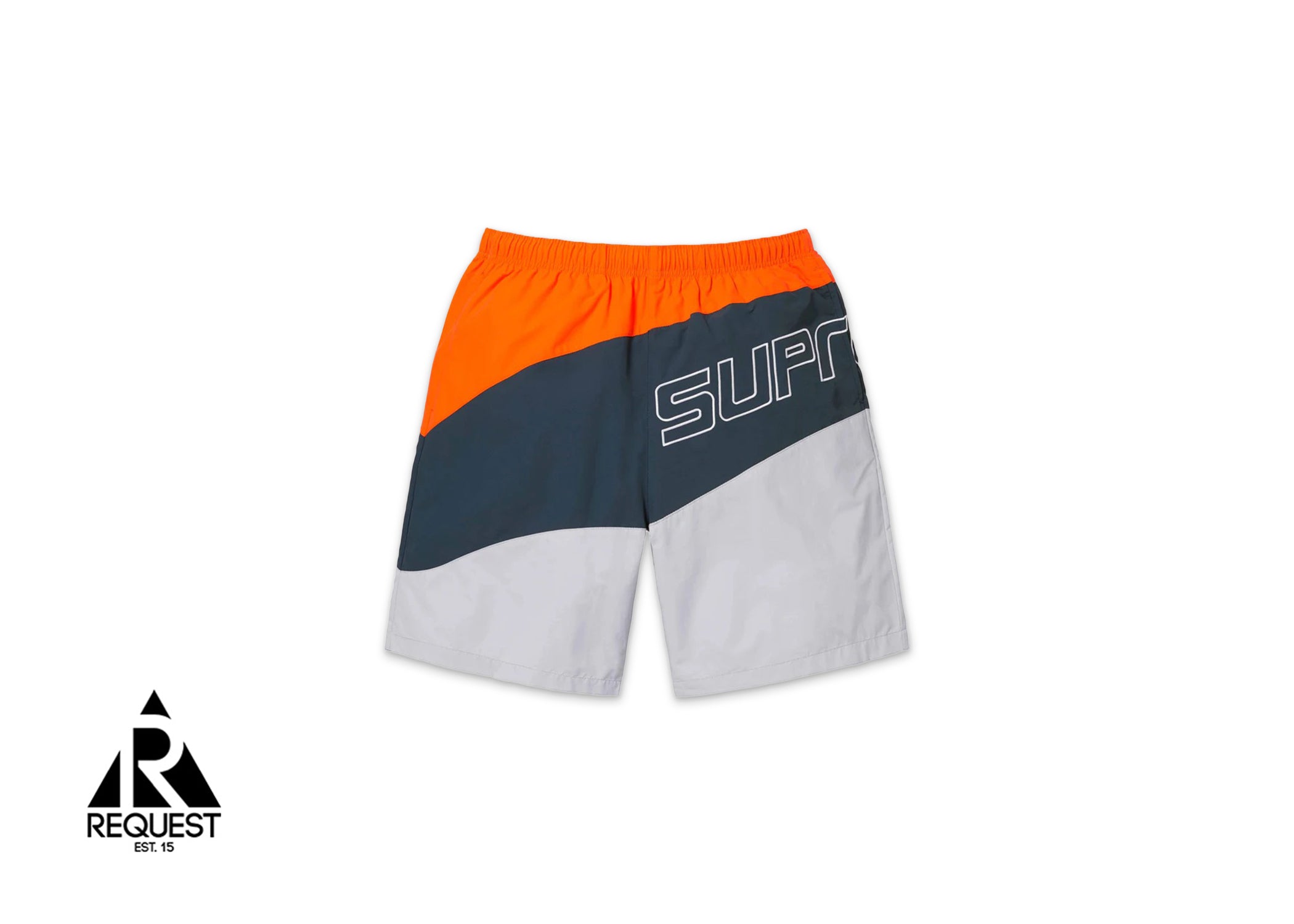 Supreme Curve Nylon Shorts "Grey”