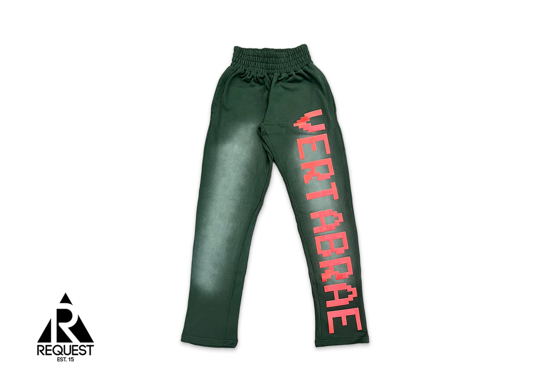 Vertabrae Sweatpants "Washed Green/Red"