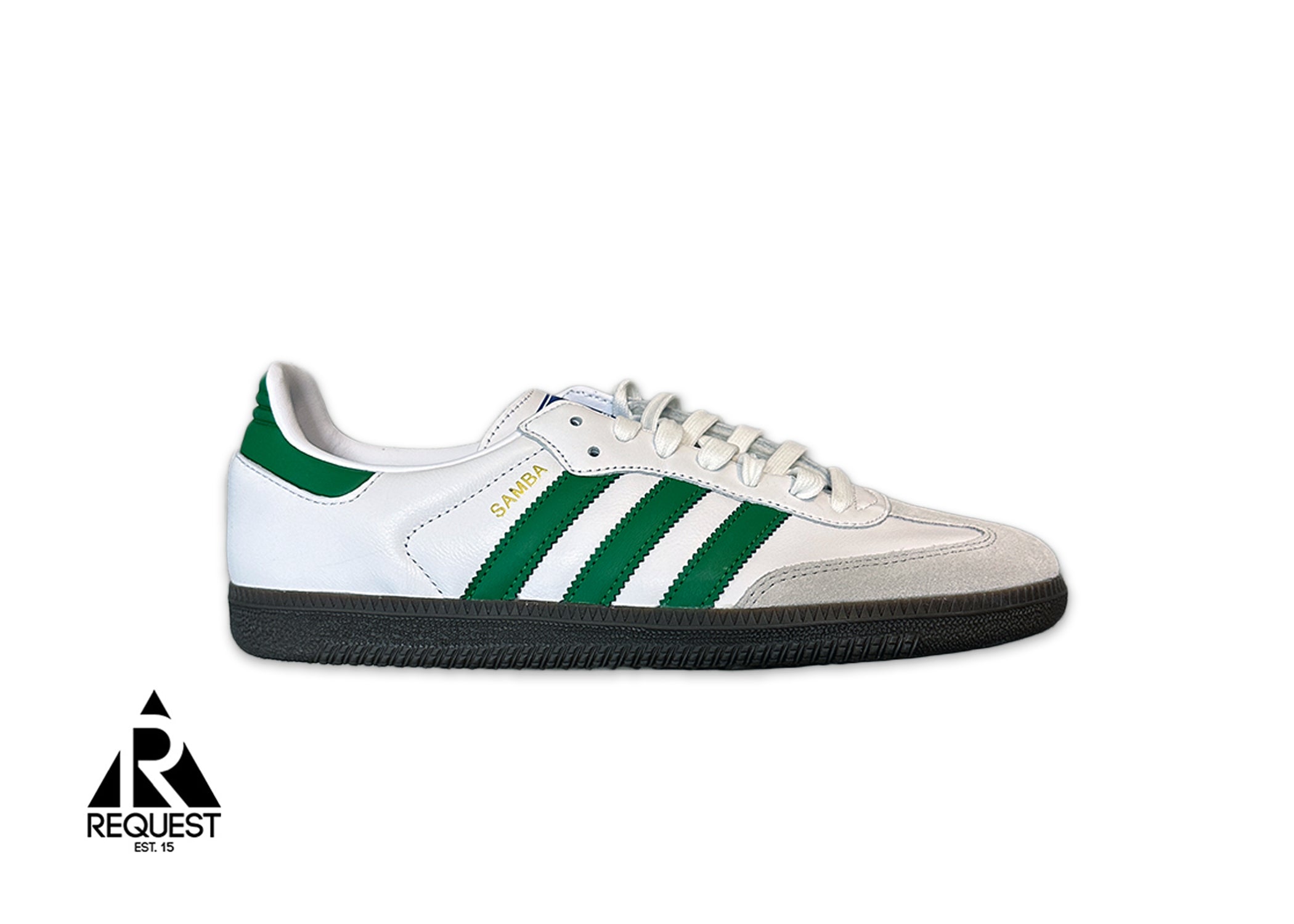 Adidas Samba OG "Footwear White Green"