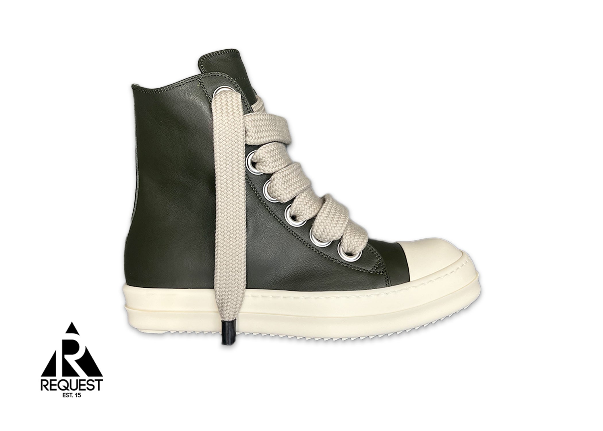 Porterville Ramones Leather Jumbo Lace High "Forest Milk"