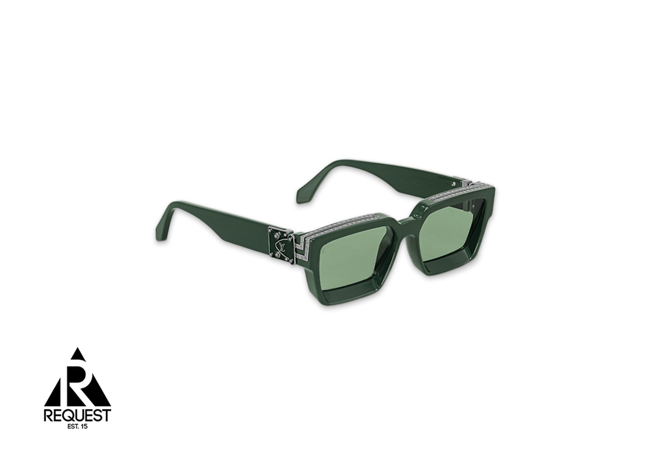 Louis Vuitton 1.1 Millionaires Square Sunglasses "Green"