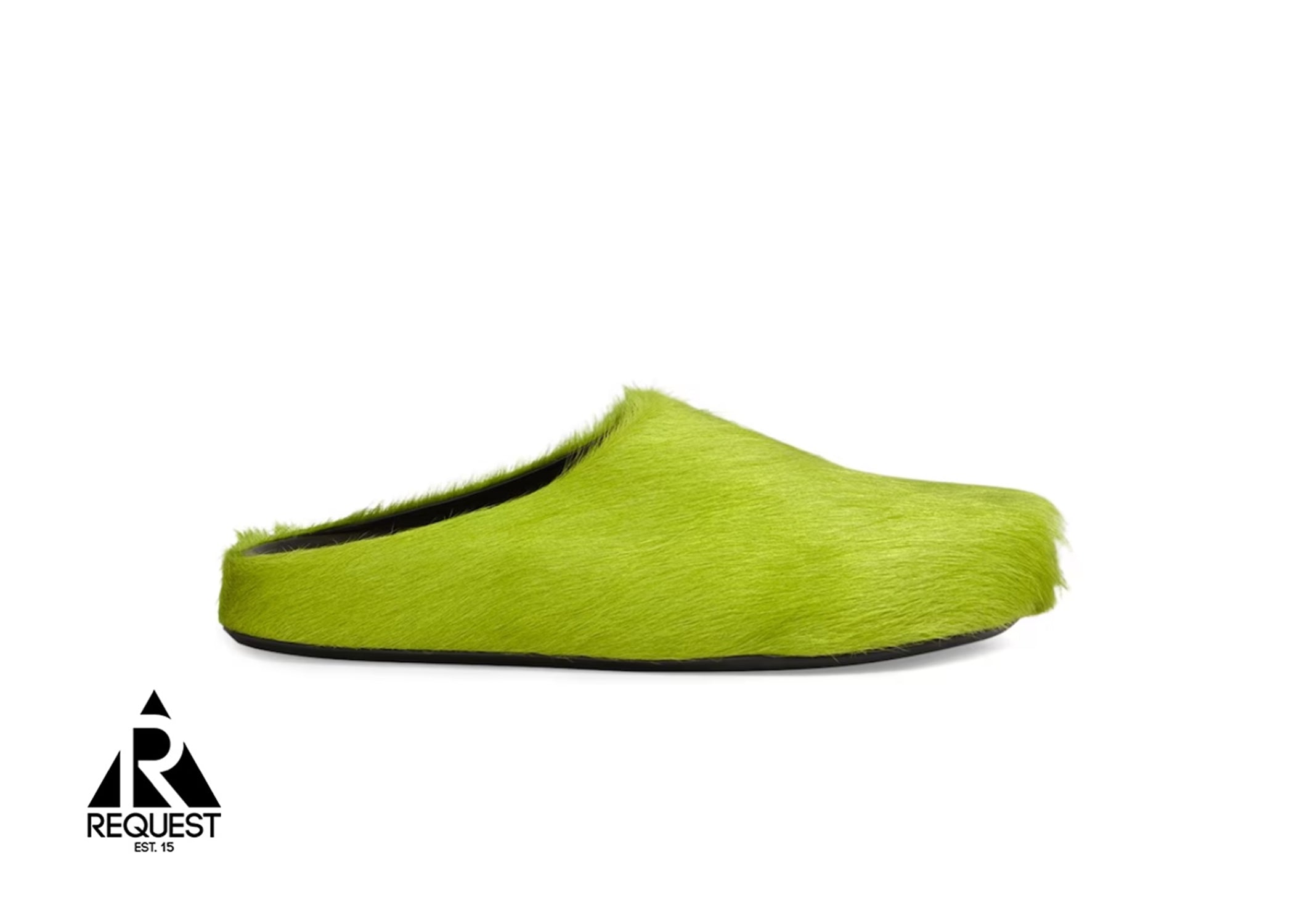 Marni Fussbett Sabot Slipper "Lime Green"