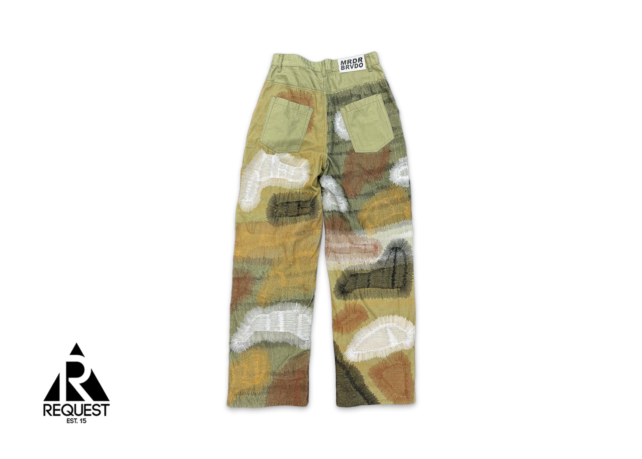 Camouflage Embroidery Pant "Olive"