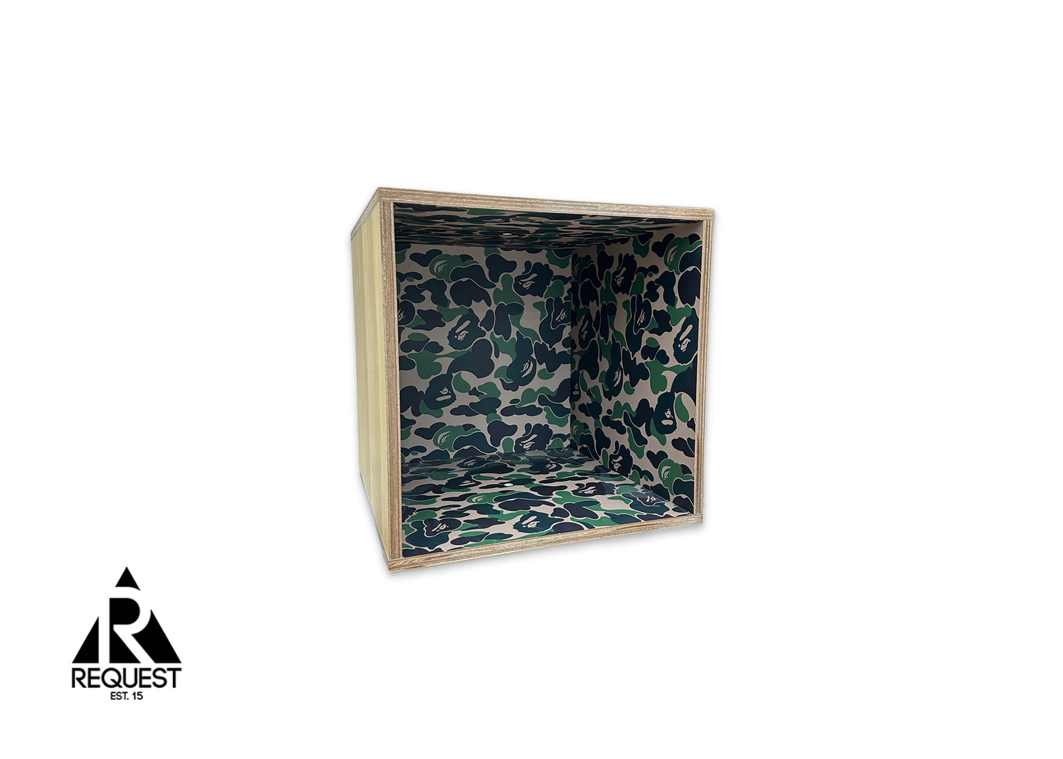 x Fabrick x Karimoku ABC Camo Square Shelf