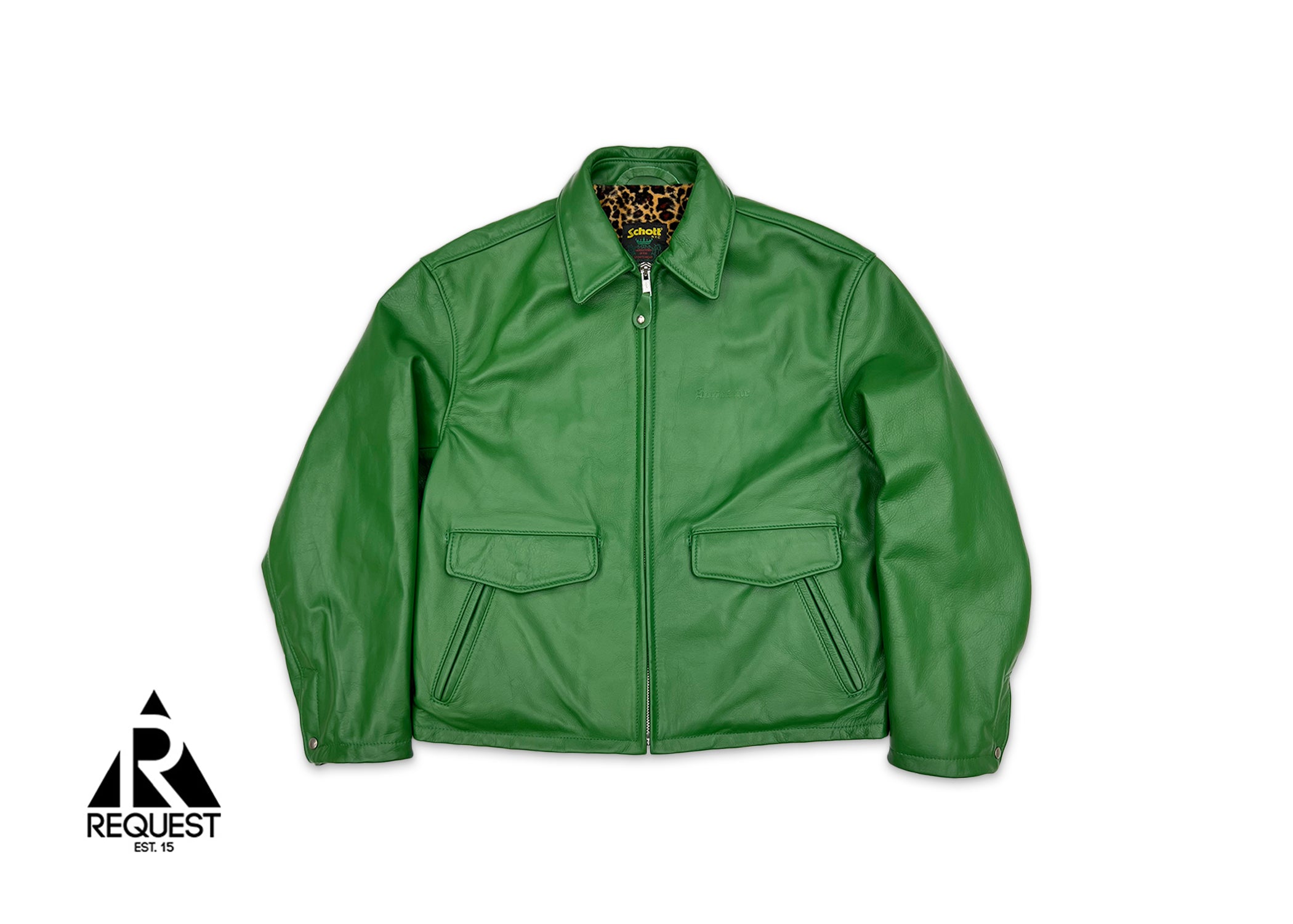 Schotts Leather A2 Jacket "Green"