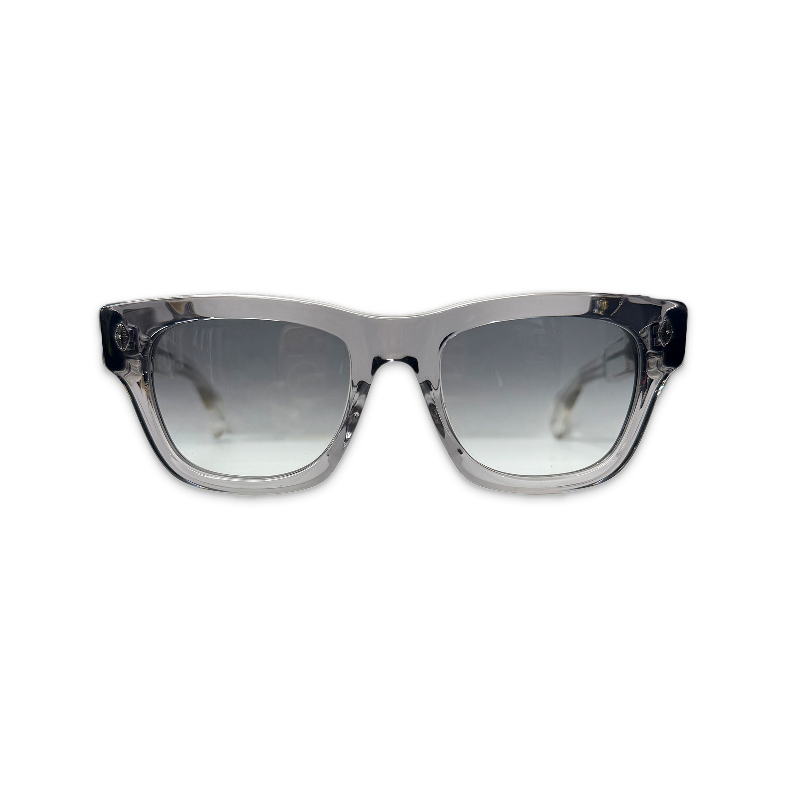Chrome Hearts, Dick Fitzener Sunglasses "Translucent Grey/Silver"