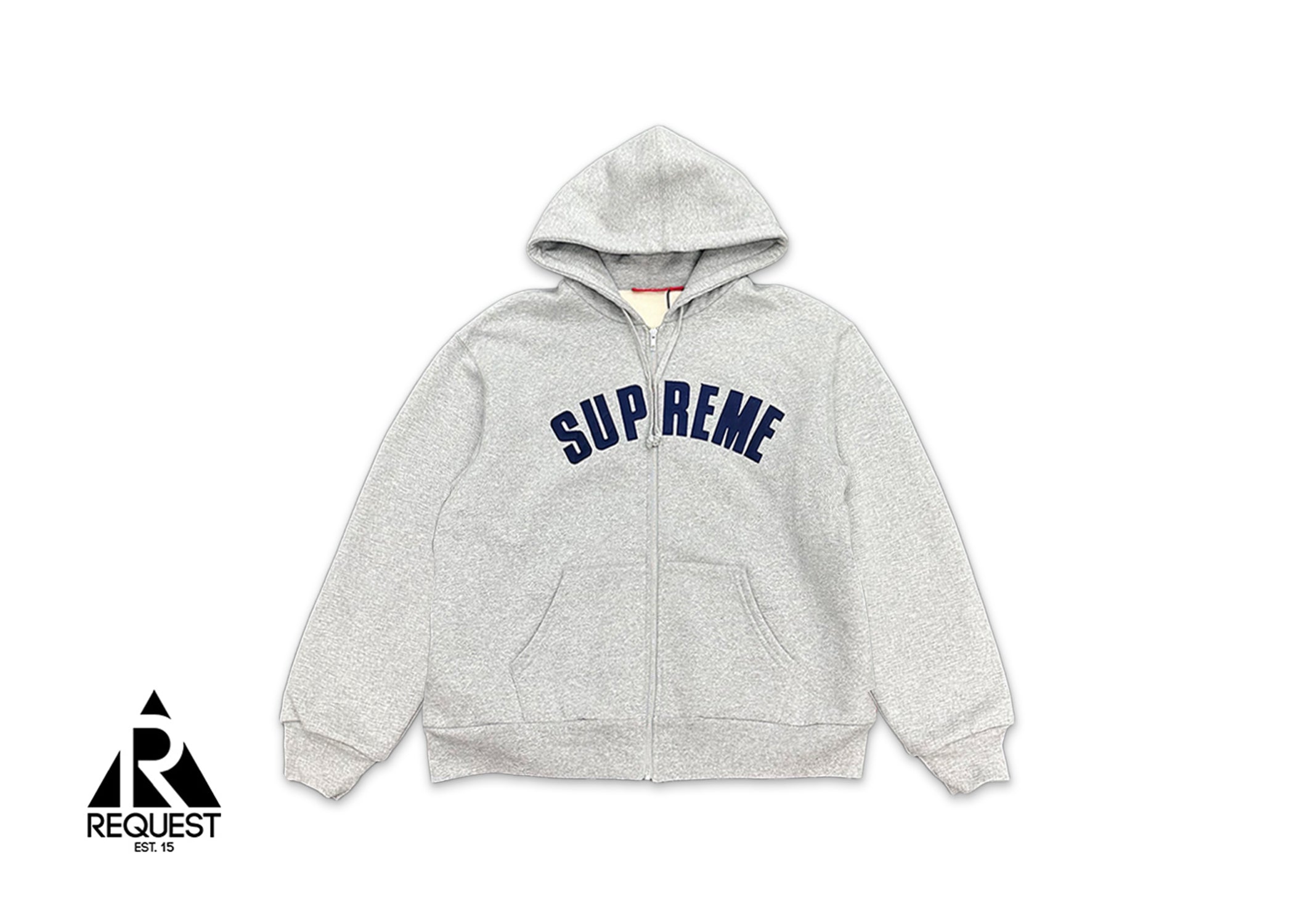 Arc Thermal Zip Up Hooded Sweatshirt "Heather Grey"