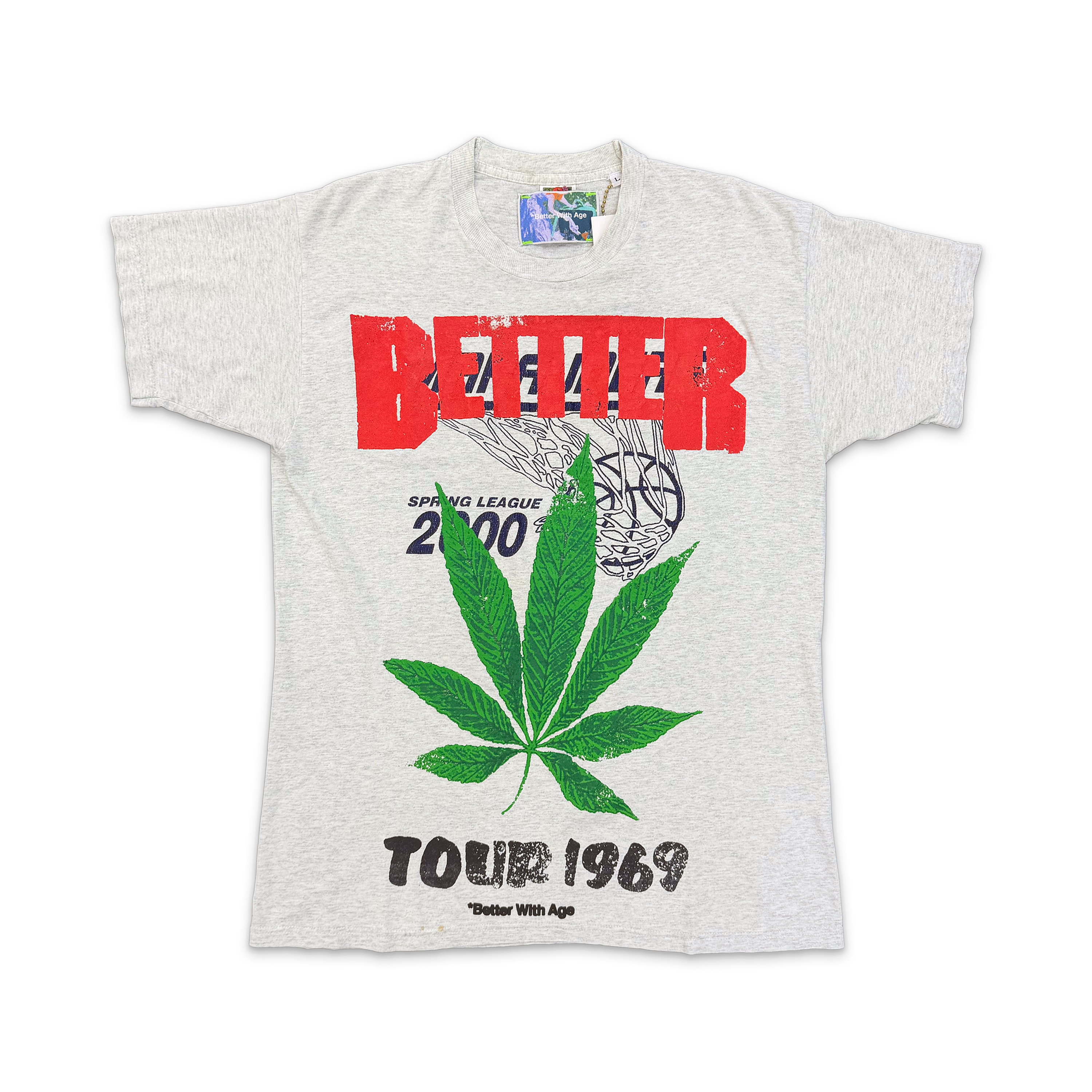Better With Age, Clari Vintage Tee "Heather Grey"