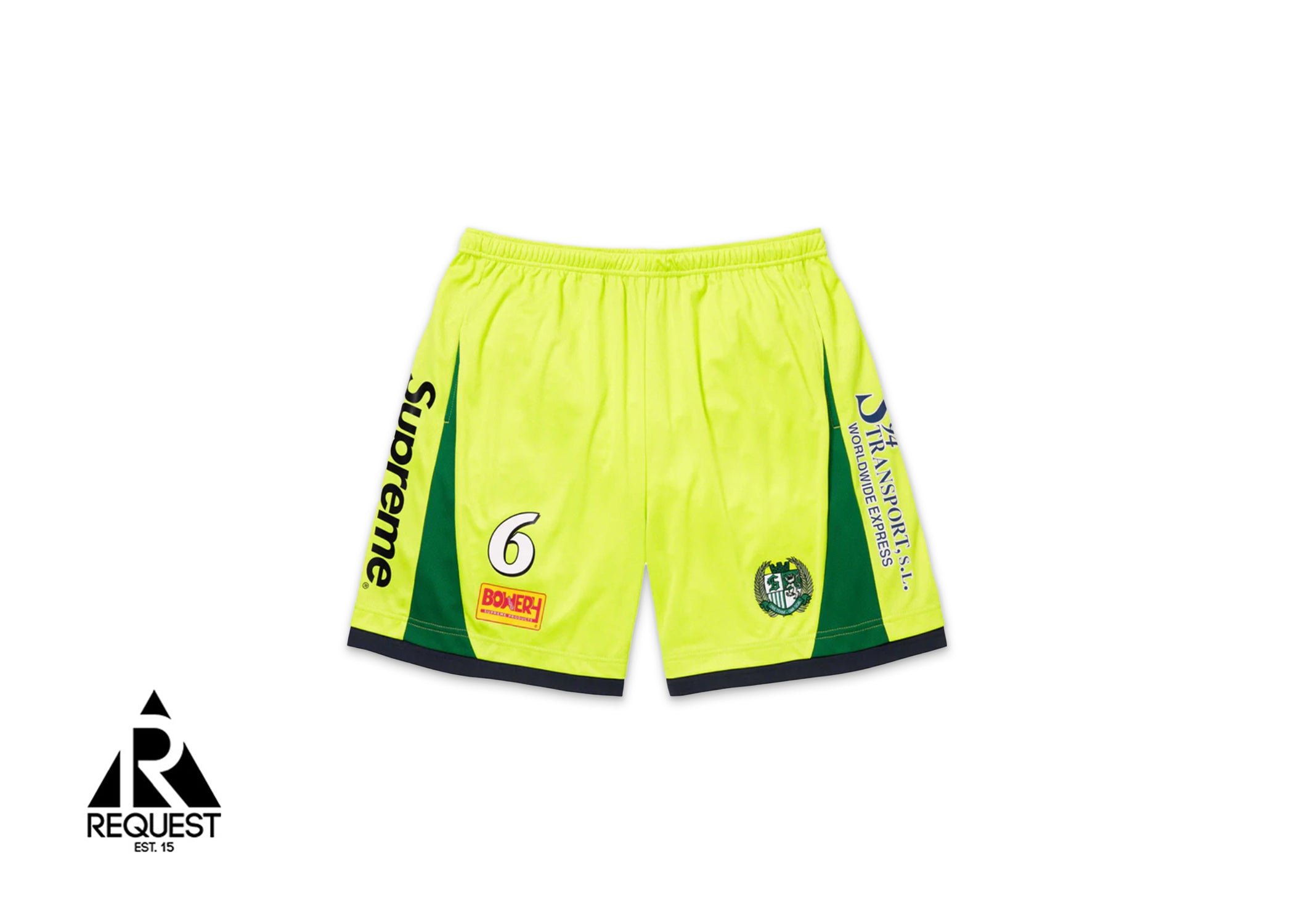 Supreme Soccer Shorts "Bright Yellow"