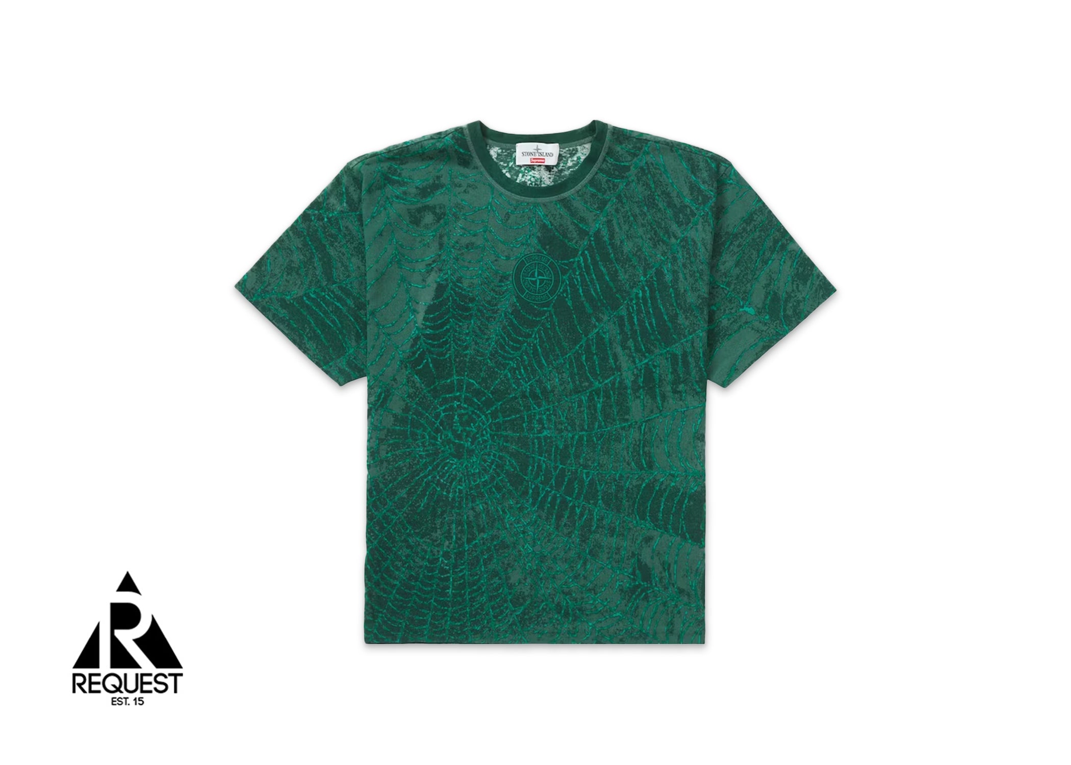 Supreme Stone Island Short Sleeve Shirt FW23 "Dark Green"