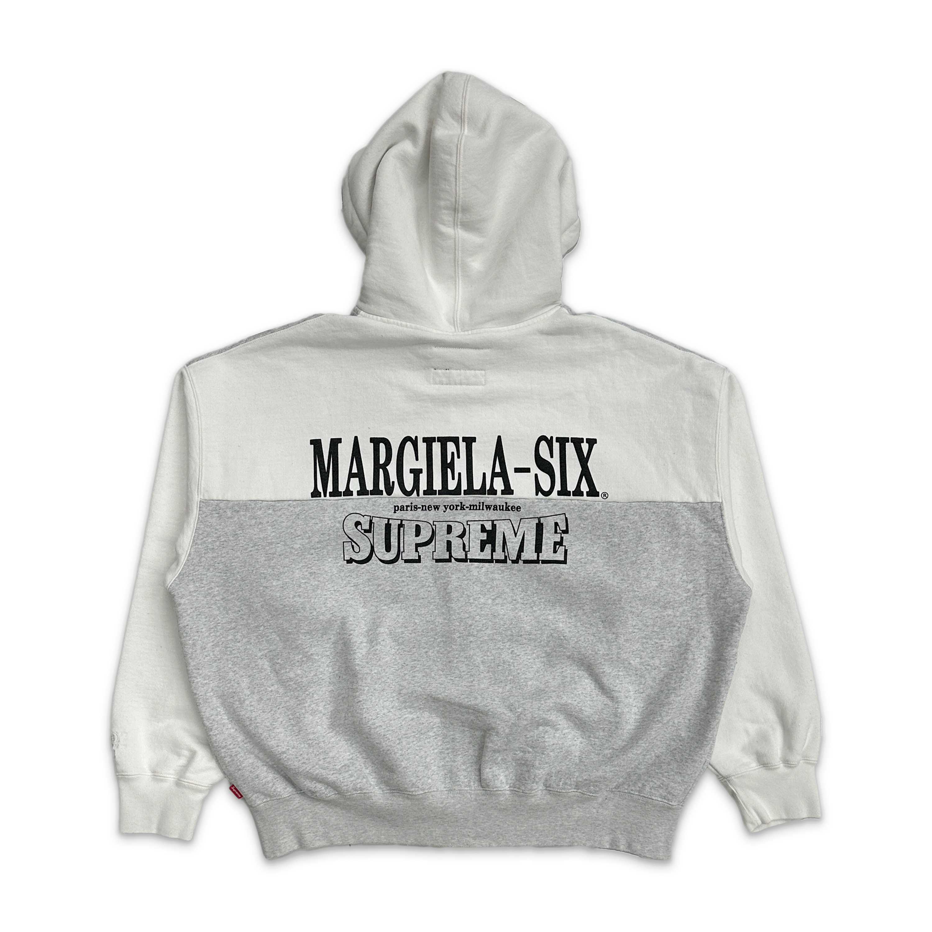 Supreme, MM6 Maison Margiela Eagle Zip Up Hooded Sweatshirt “Ash Grey/White" SS26