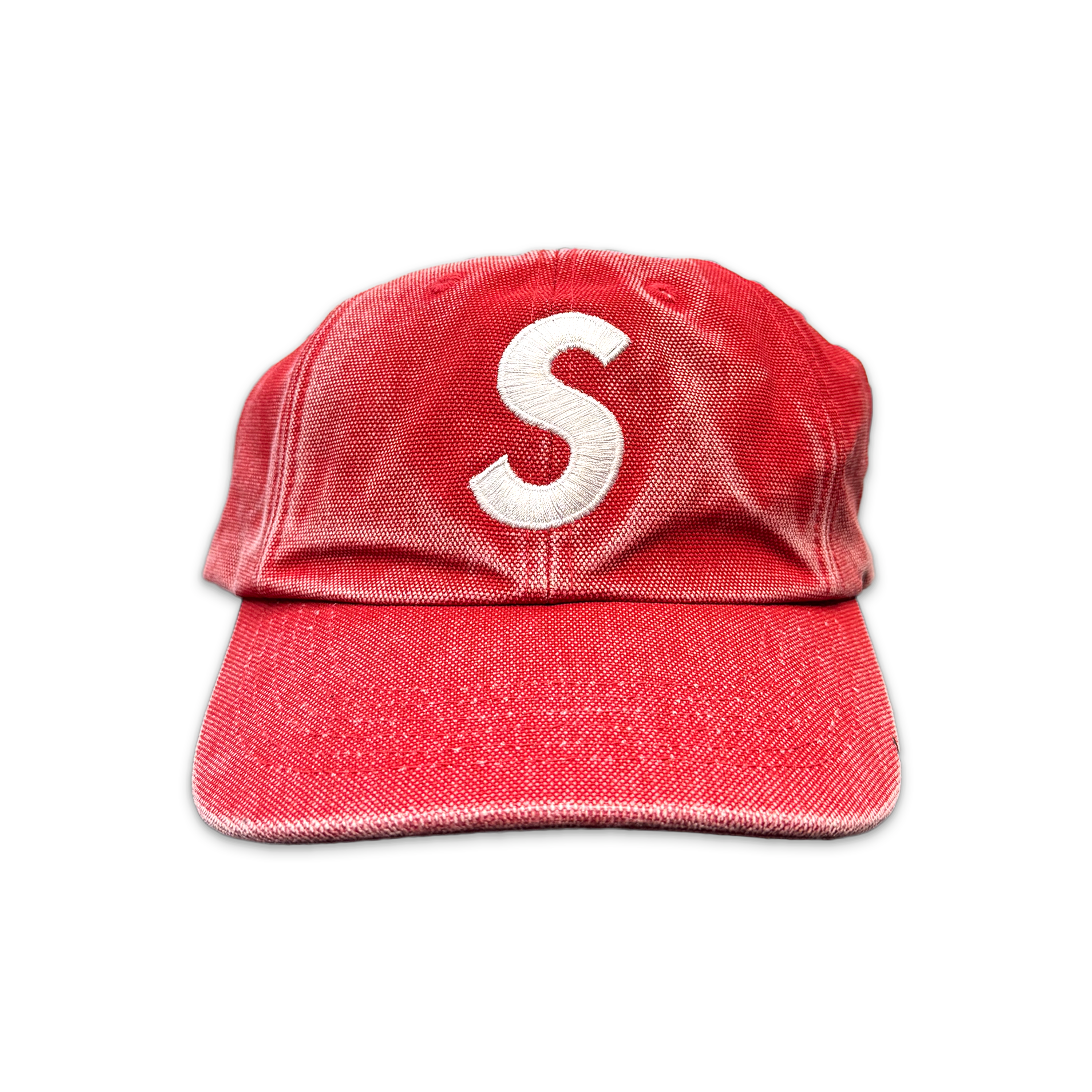 Supreme, Pigment Coated S Logo 6-Panel "Red"