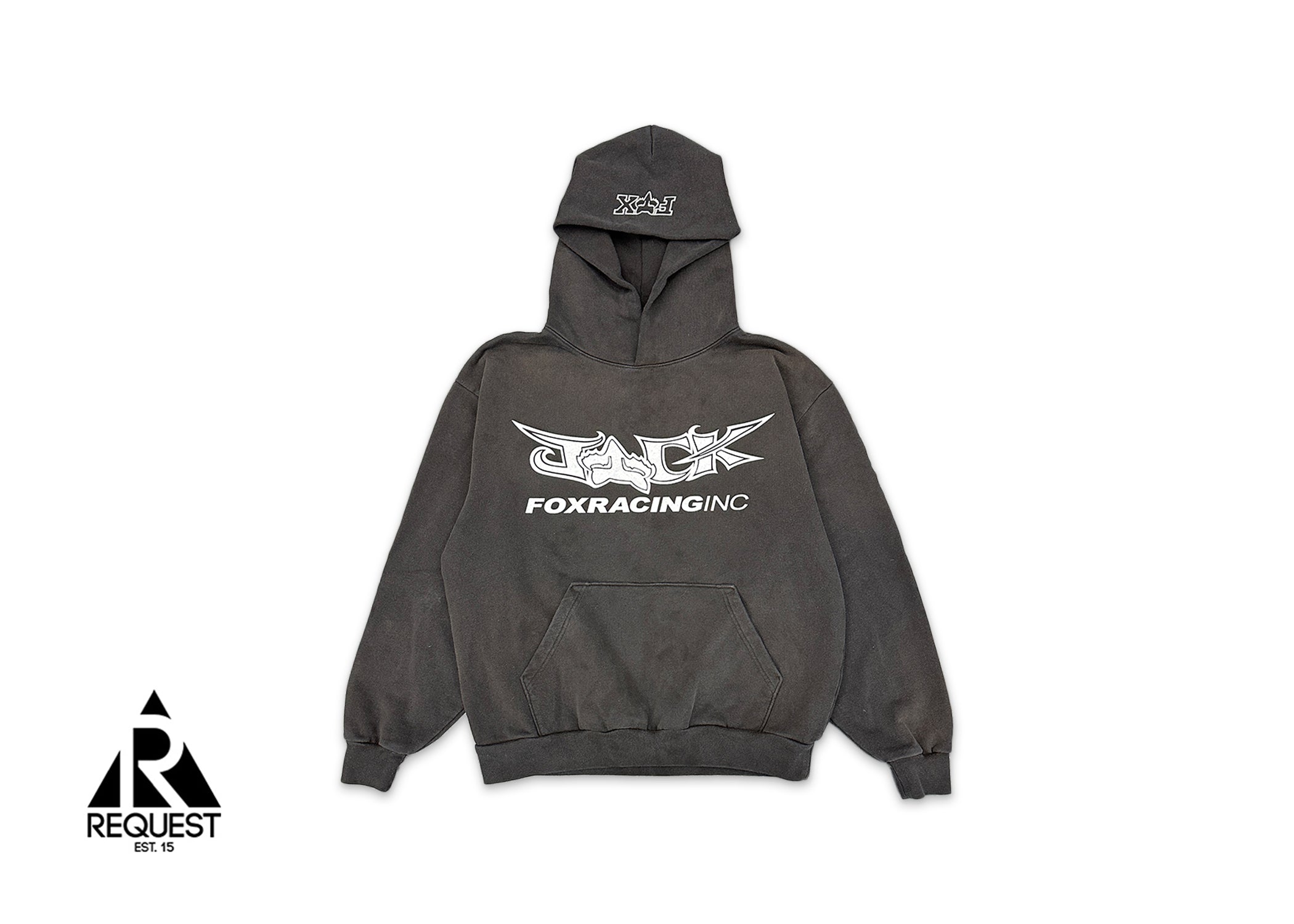 Cactus Jack Fox Racing Hoodie "Vintage Black"