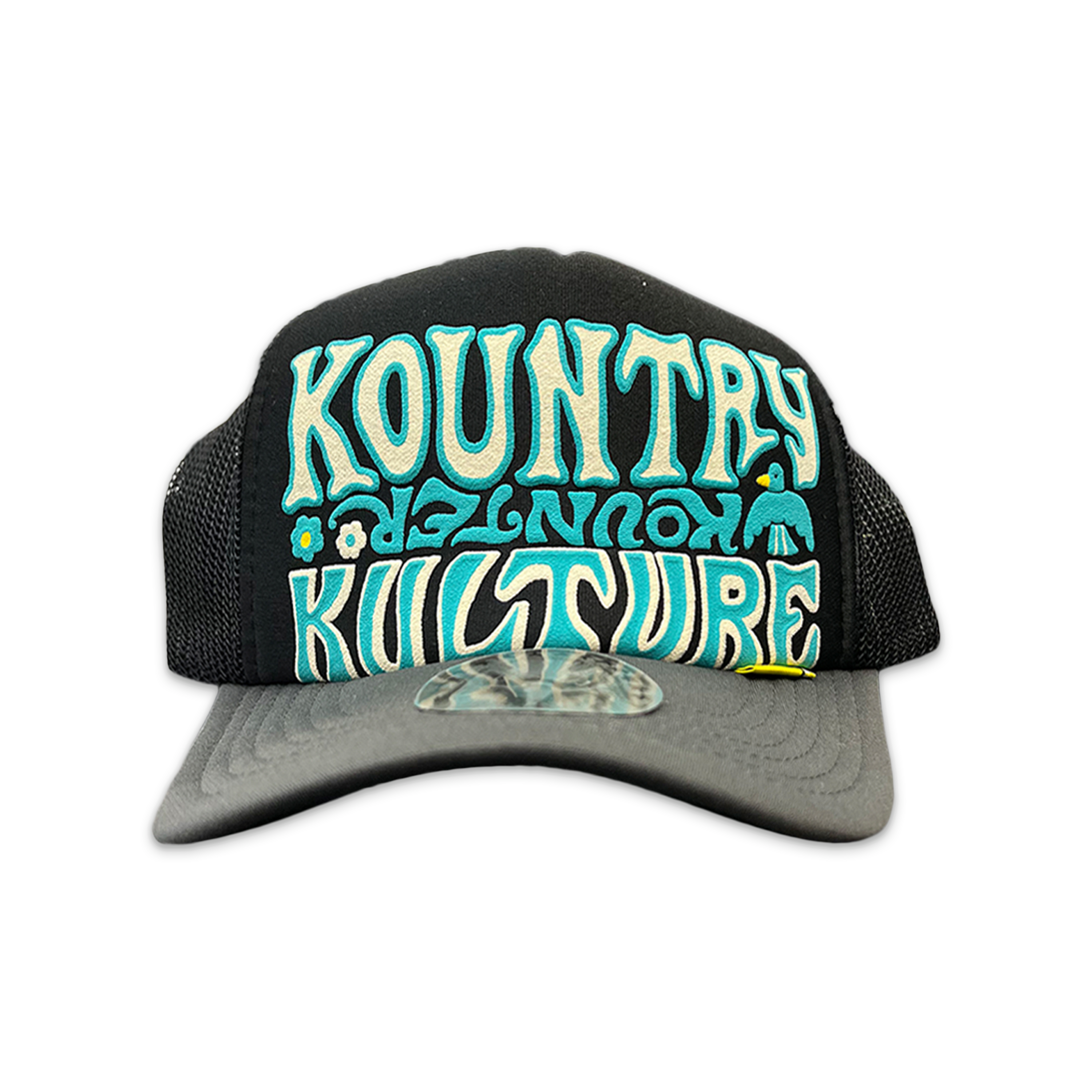 Kountry Kulture Trucker "Black/Teal"