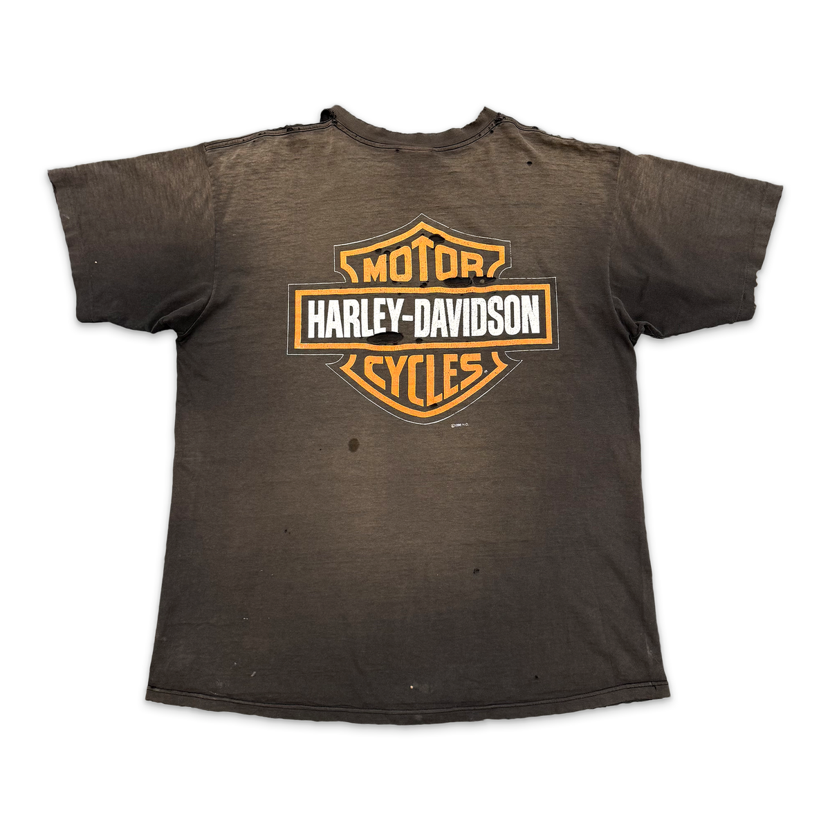 Vintage, Harley Davidson Hottest Sound Tee "Vintage Brown"