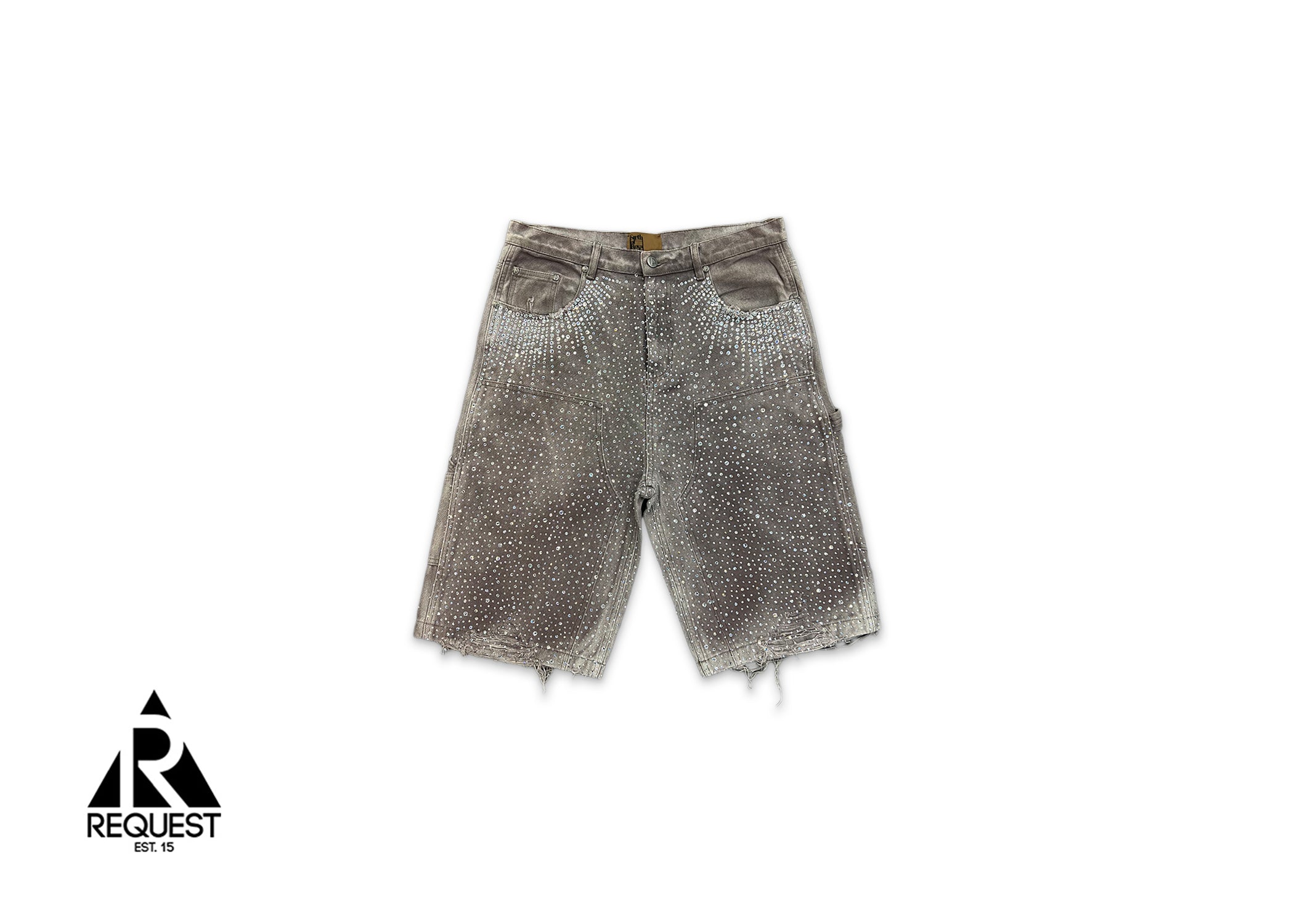 Redial 20k Diamond Jorts "Washed Brown"