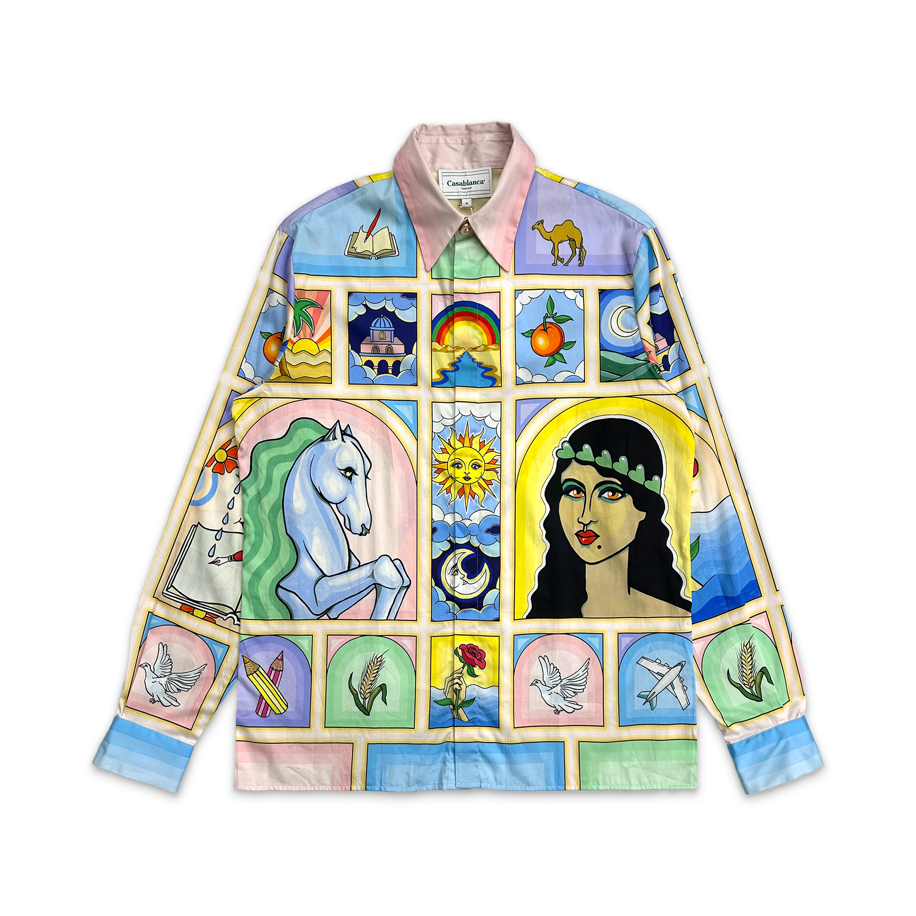 Cotton Collar L/S Shirt "La Fable"