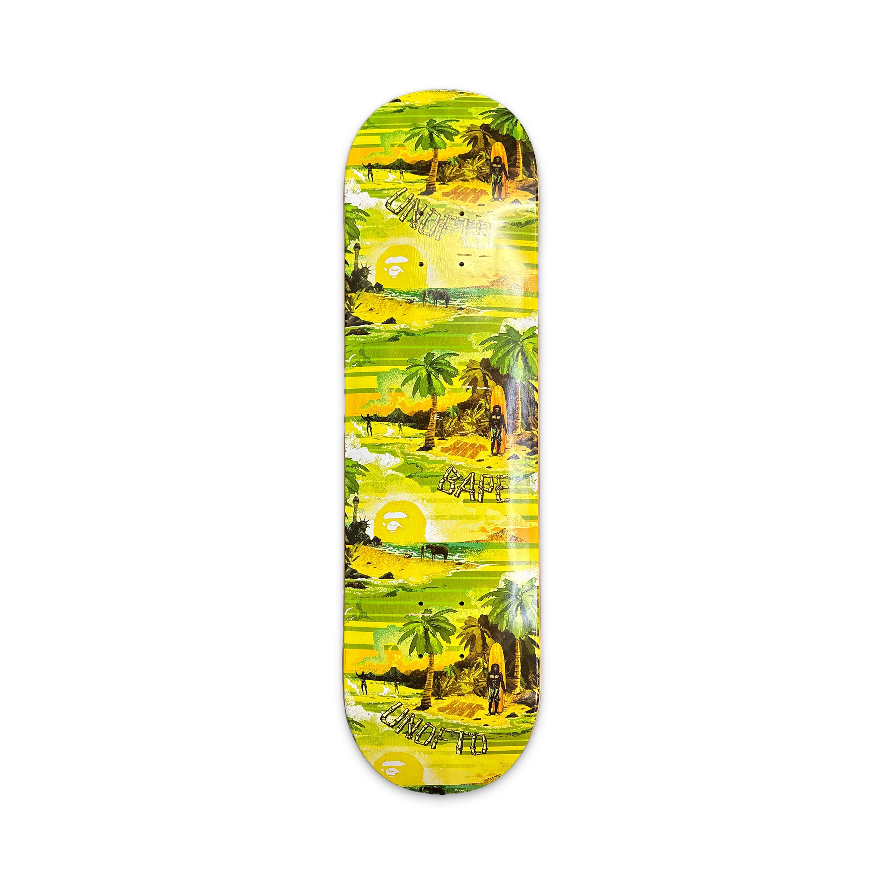 BAPE x Undefeated Hawaiian Collection Skateboard Deck "Island Green"