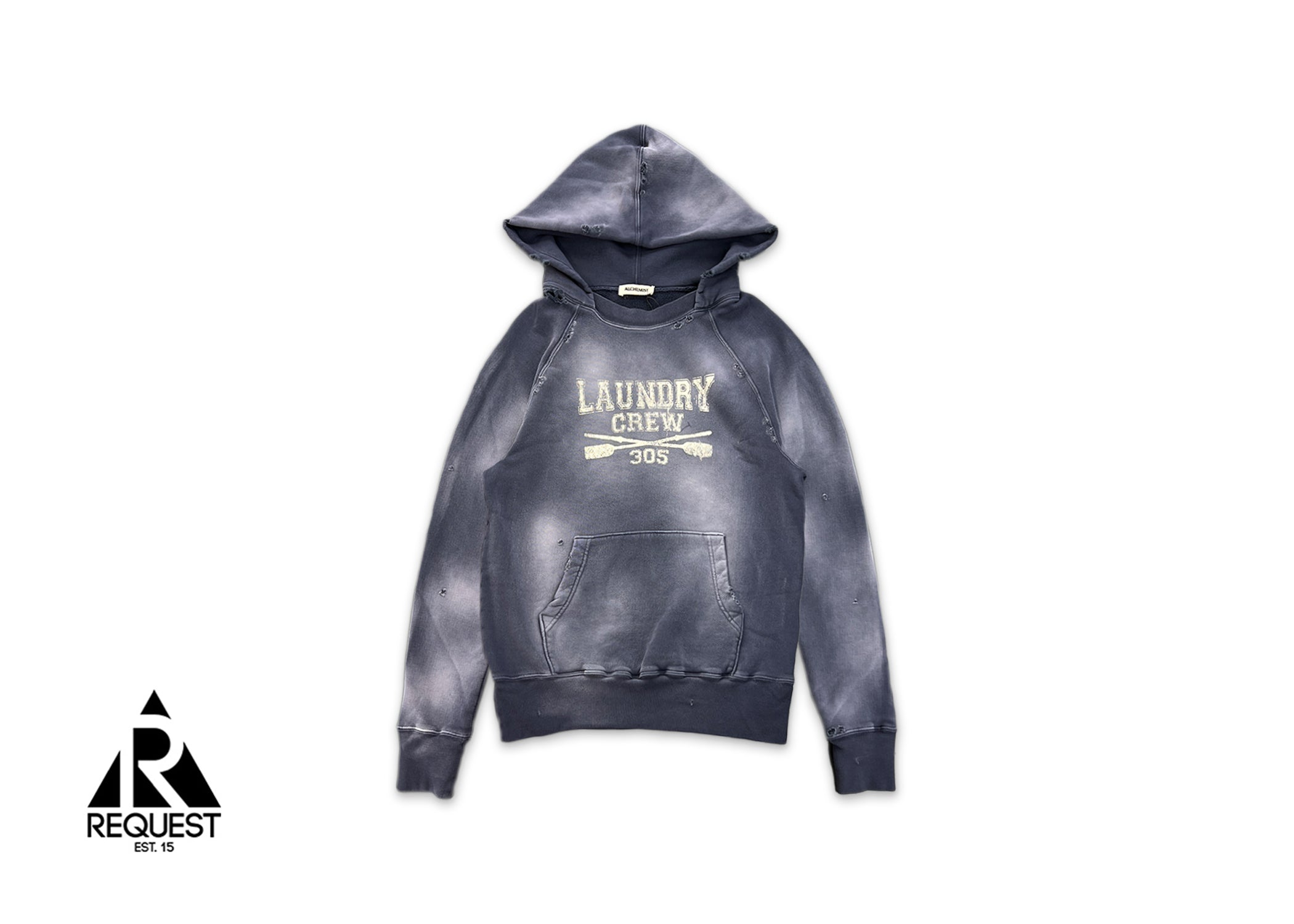 Throwback Crew Hoodie "Dark Navy"