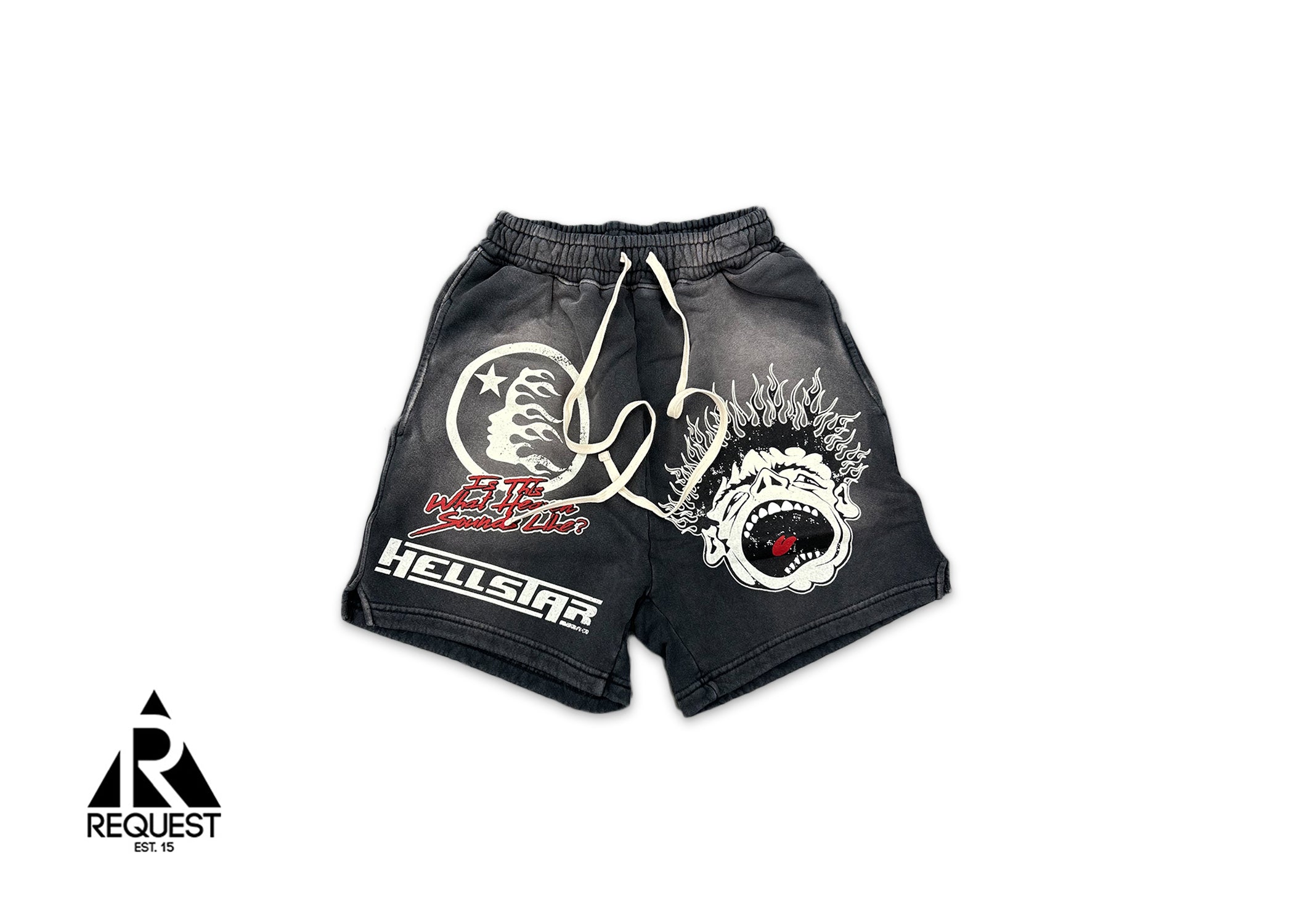 HellStar Sweat Shorts "Vintage Black"