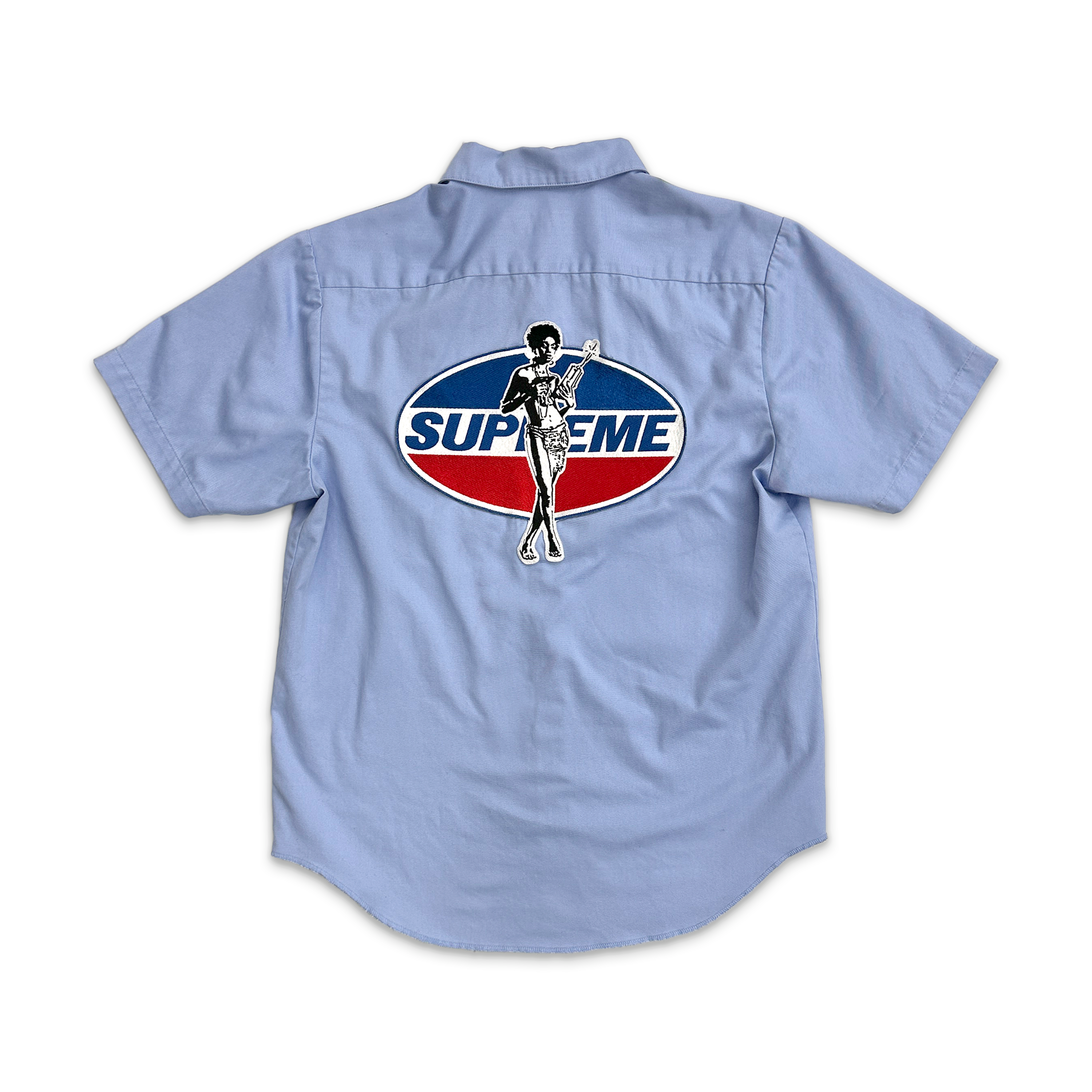 Supreme, Hysteric Glamour S/S Work Shirt "Light Blue"