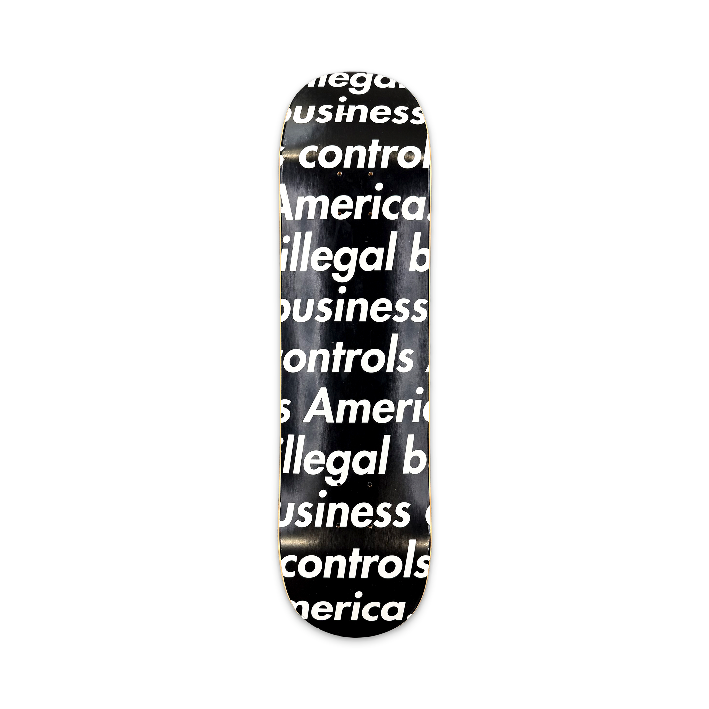 Supreme Illegal Business Skateboard Deck "Black"