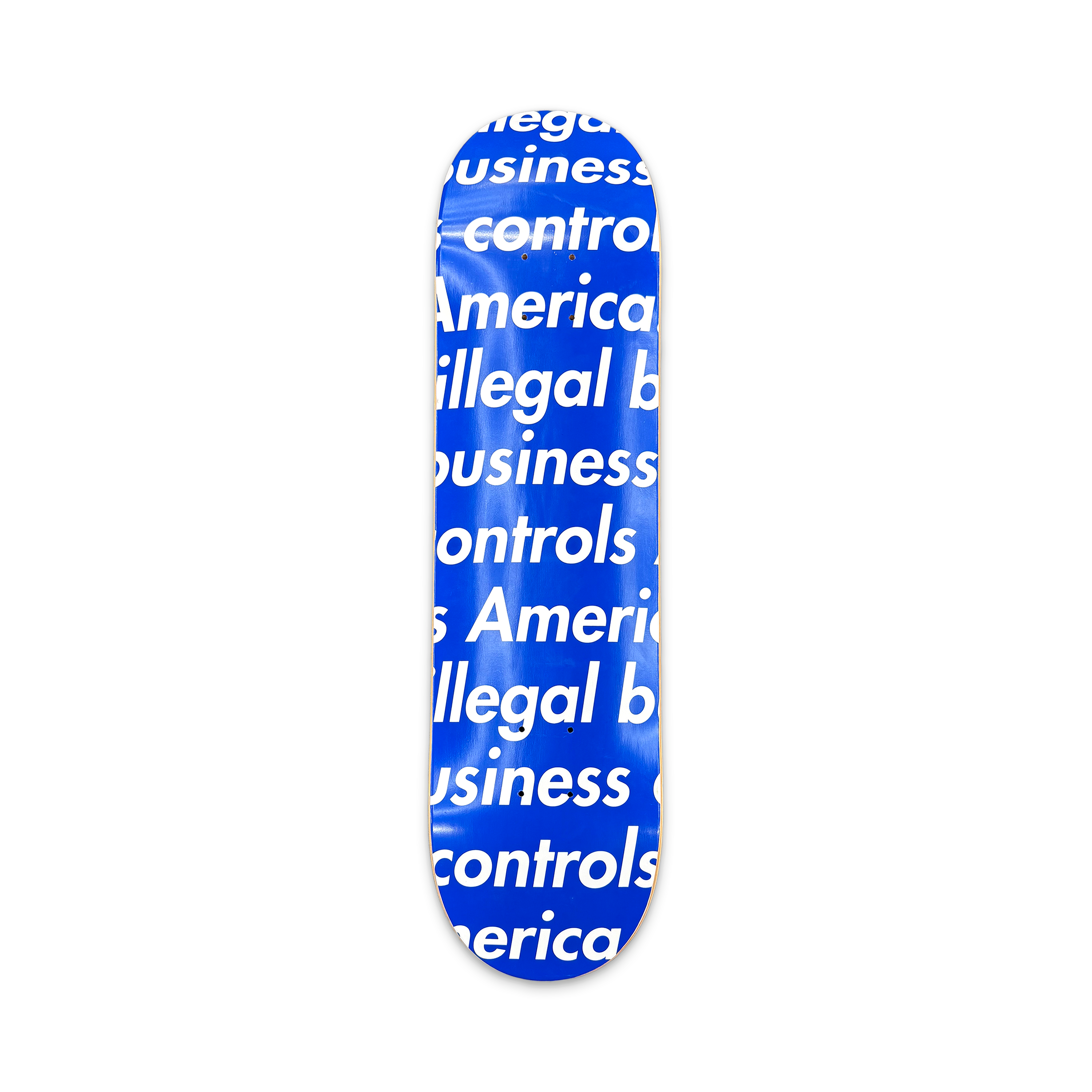 Supreme Illegal Business Skateboard Deck "Blue"