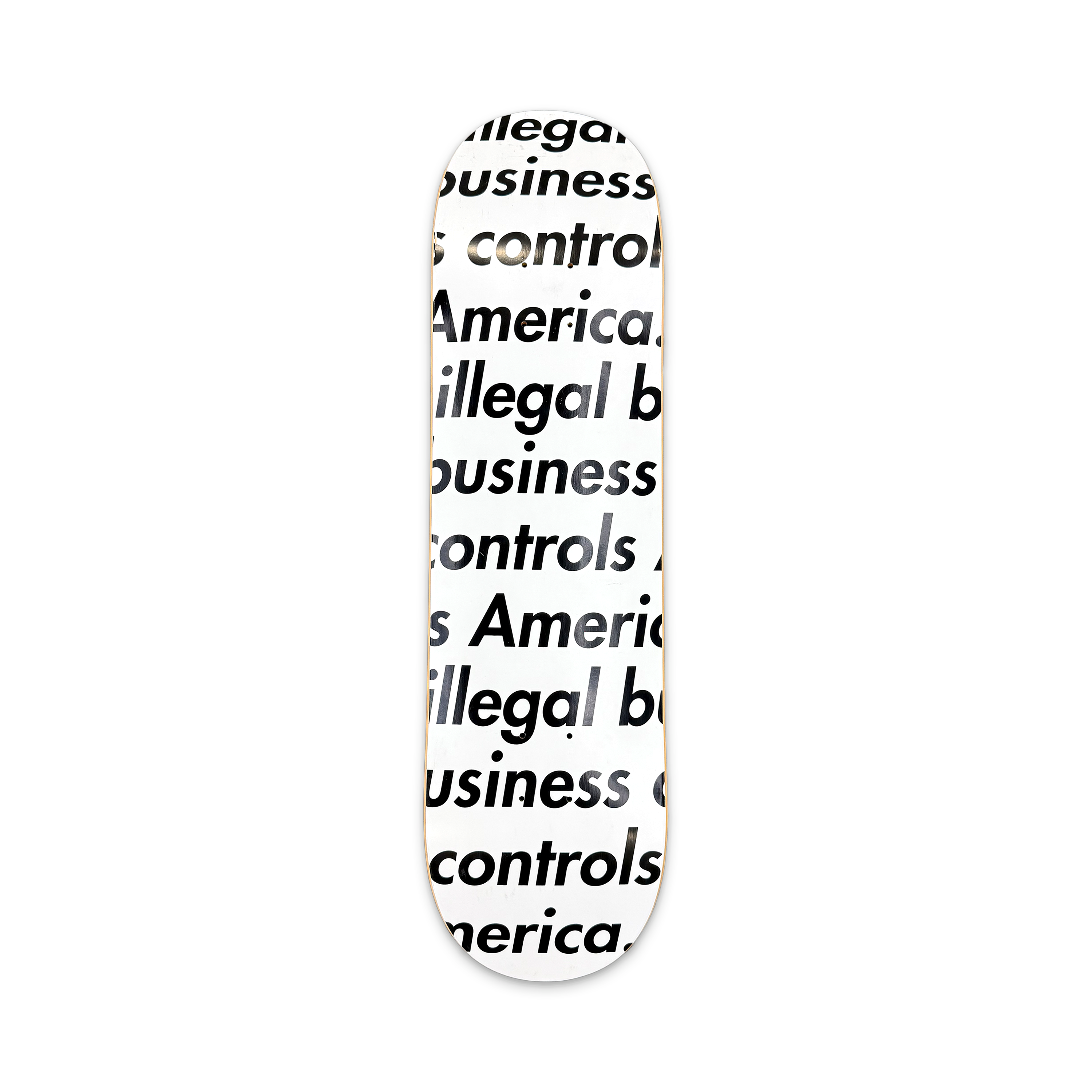 Supreme Illegal Business Skateboard Deck "White"