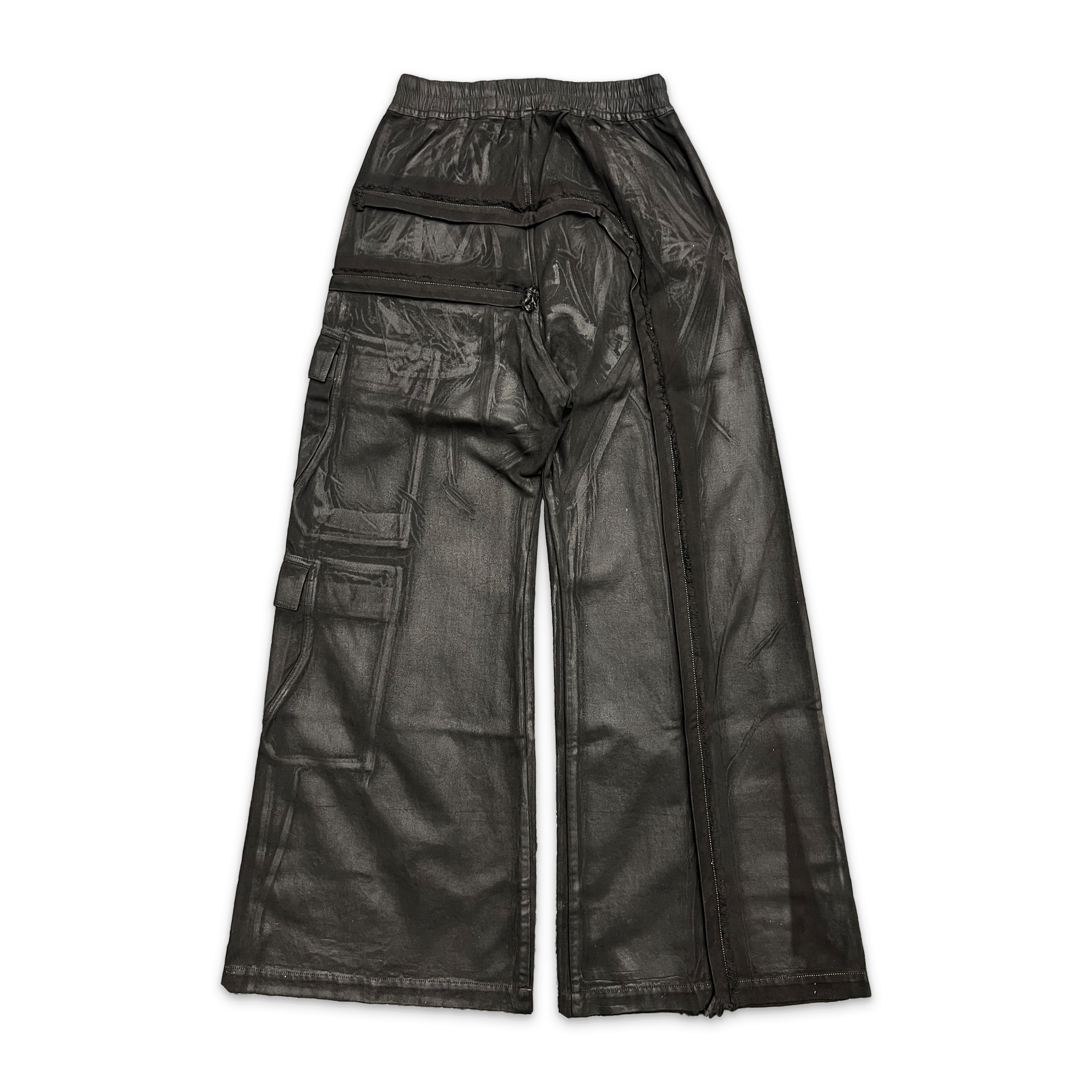 Imbalanced Double Cargo Jumbo Waxed Belas "Black"