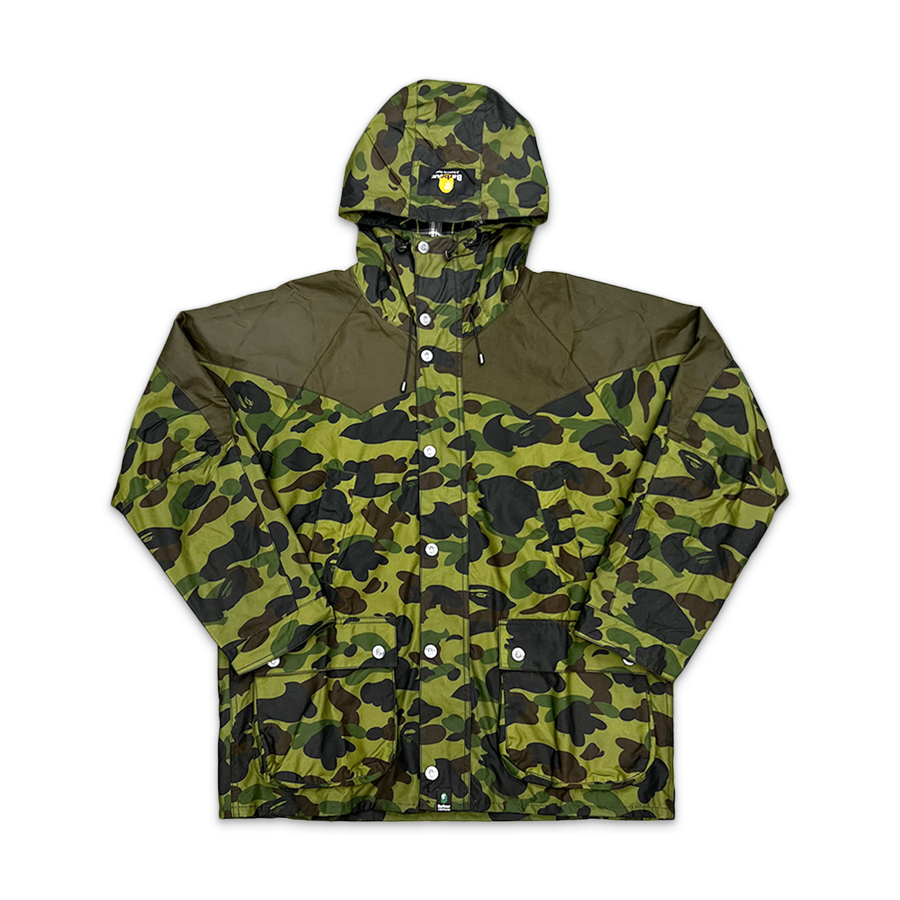 A Bathing Ape (BAPE), BAPE x Barbour 1st Camo Bedale Snowboard Jacket "Green"