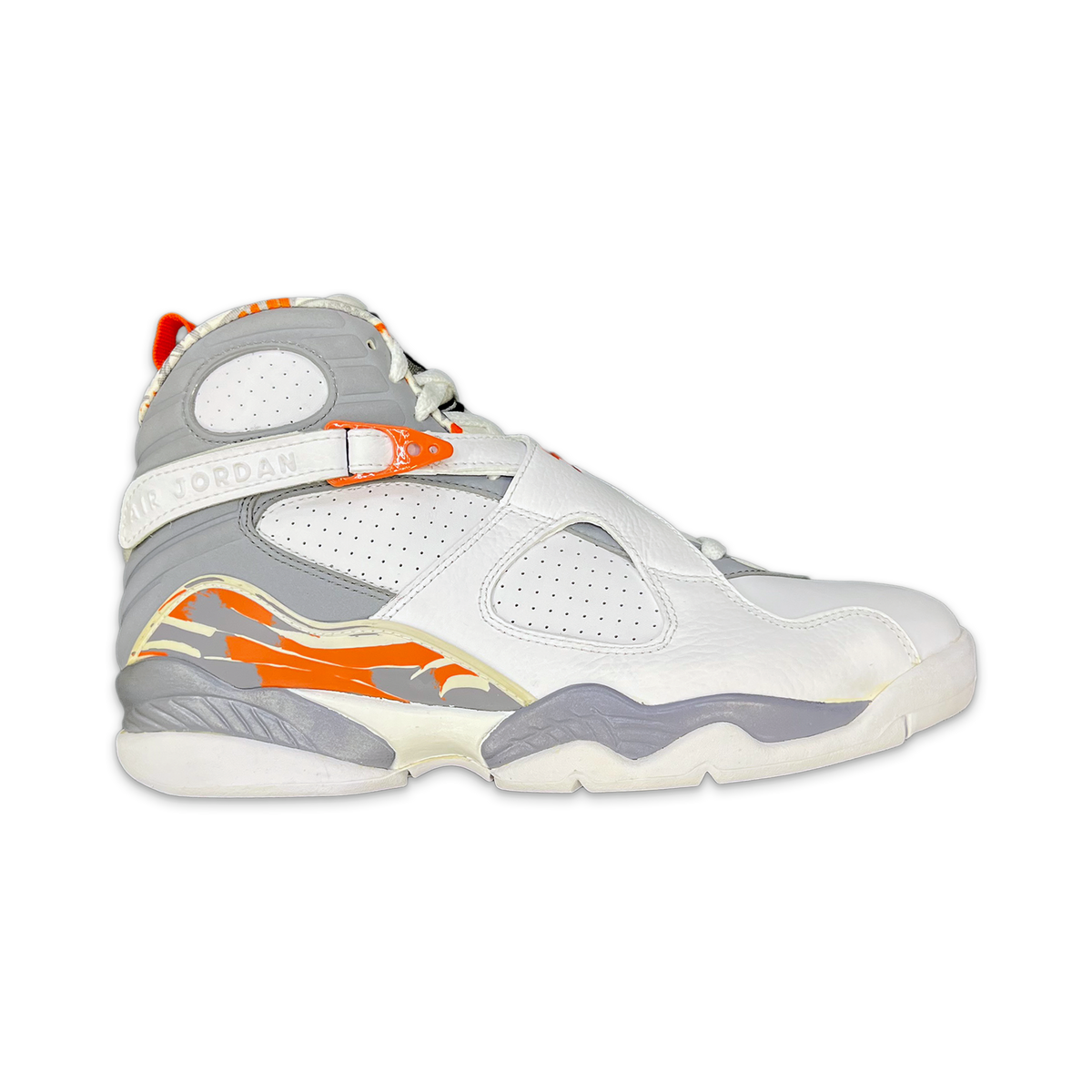 Jordan 8 - Orange White (released in 2007) Air Jordan Retro 8 - Orange Blaze - Size 13 (2007 Release  main image 3