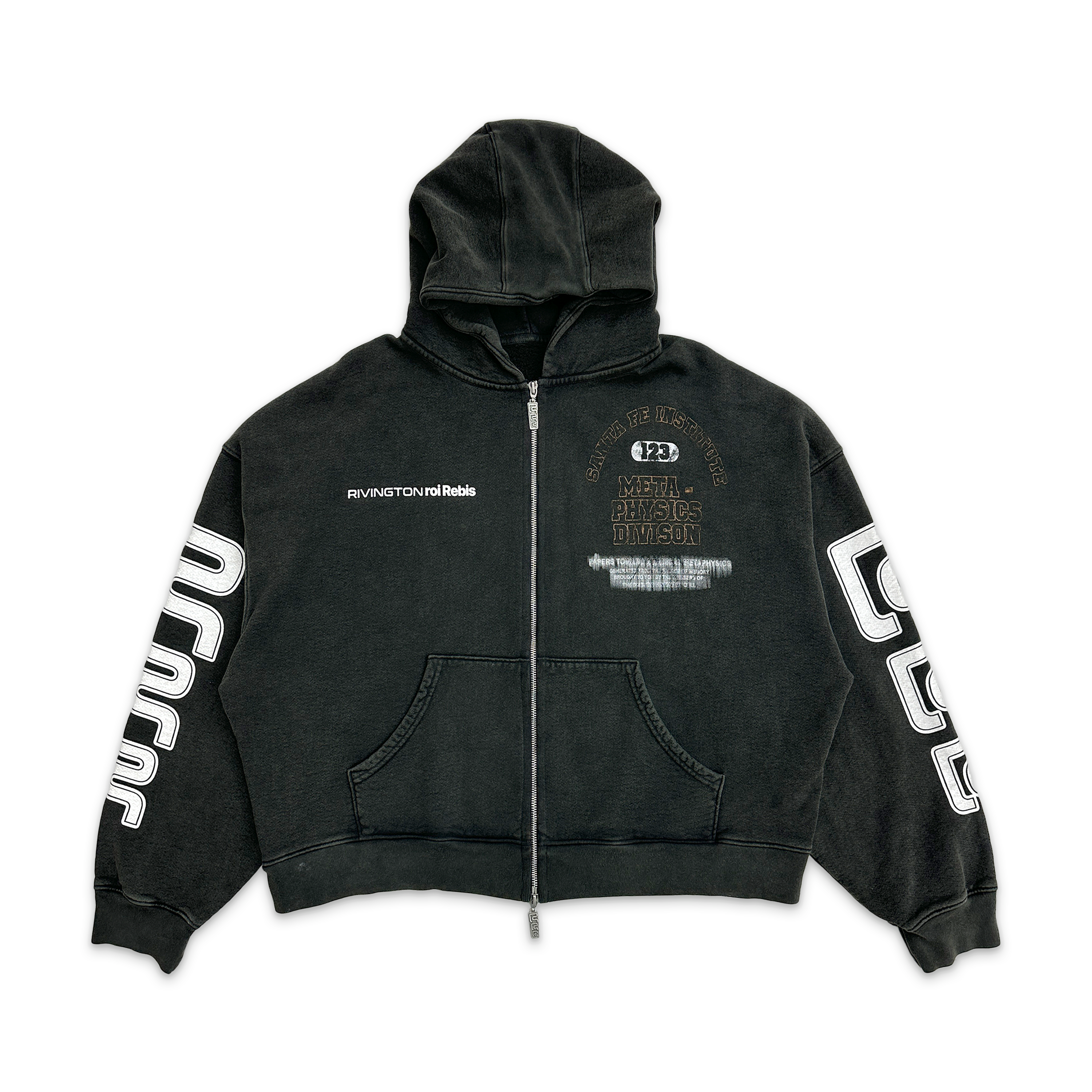 SF Institute CVA Zip Up Hoodie "Black/White"