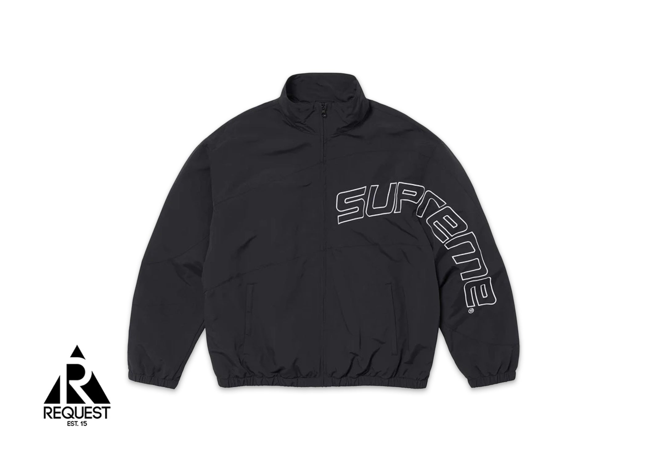 Supreme Curve Track Jacket “Black”