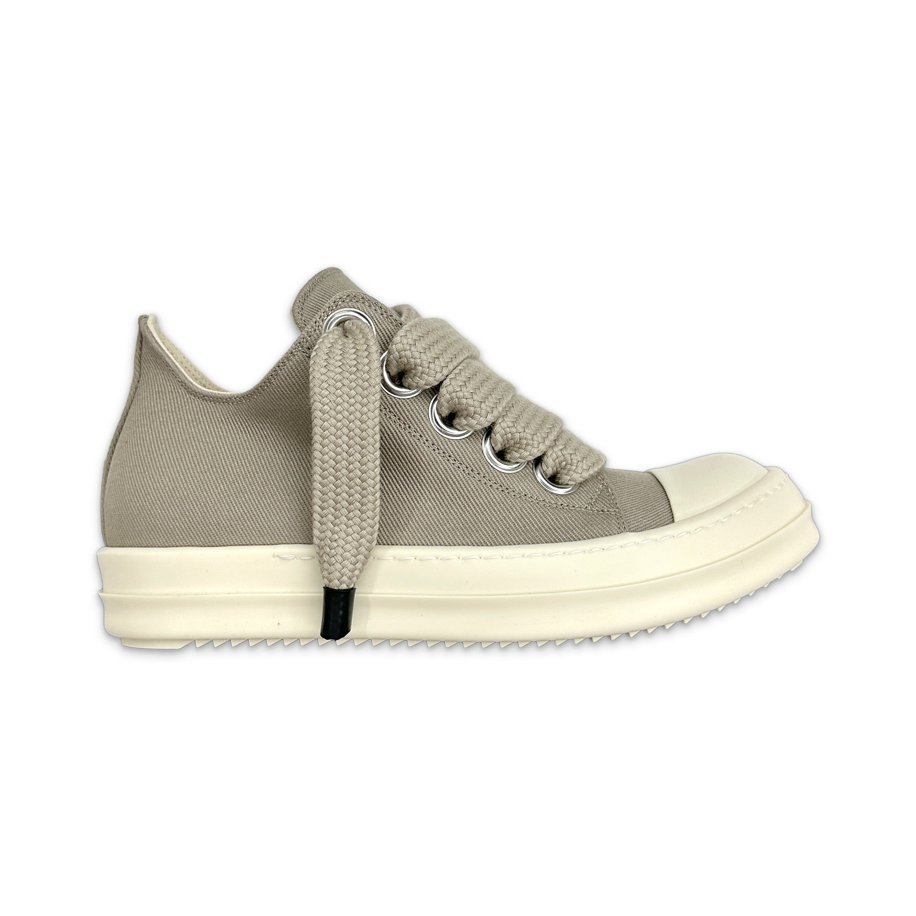 Concordian DRKSHDW Ramones Canvas Jumbo Lace Low "Dirty Pearl"