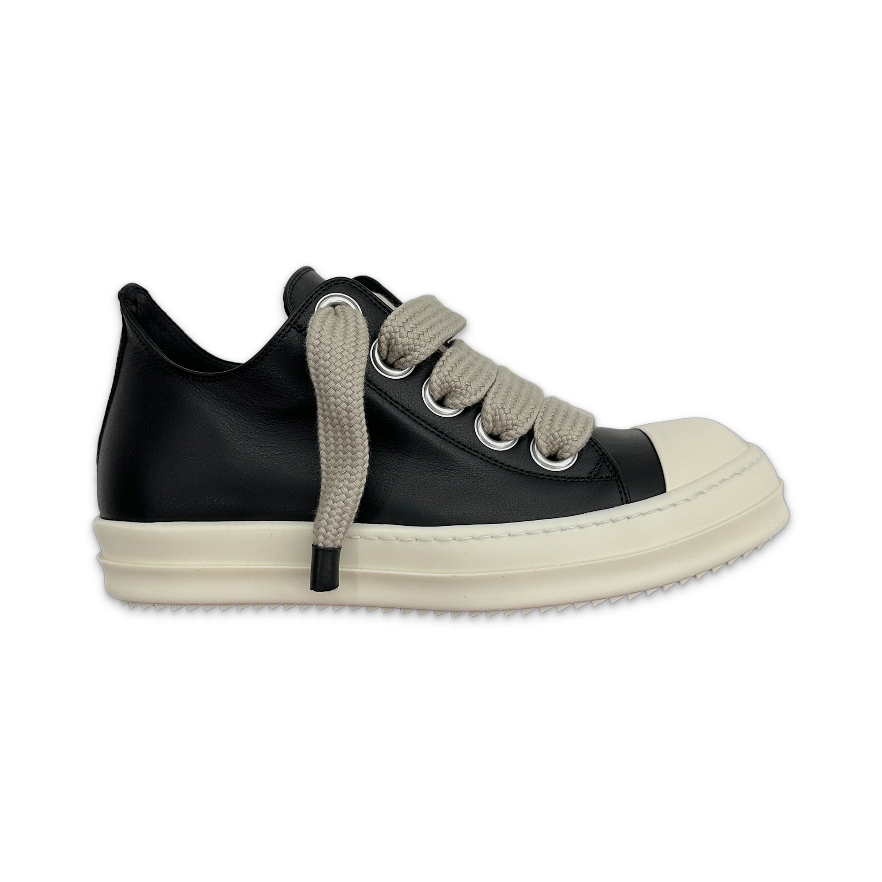 Concordians Ramones Leather Jumbo Lace Low "Black Milk"