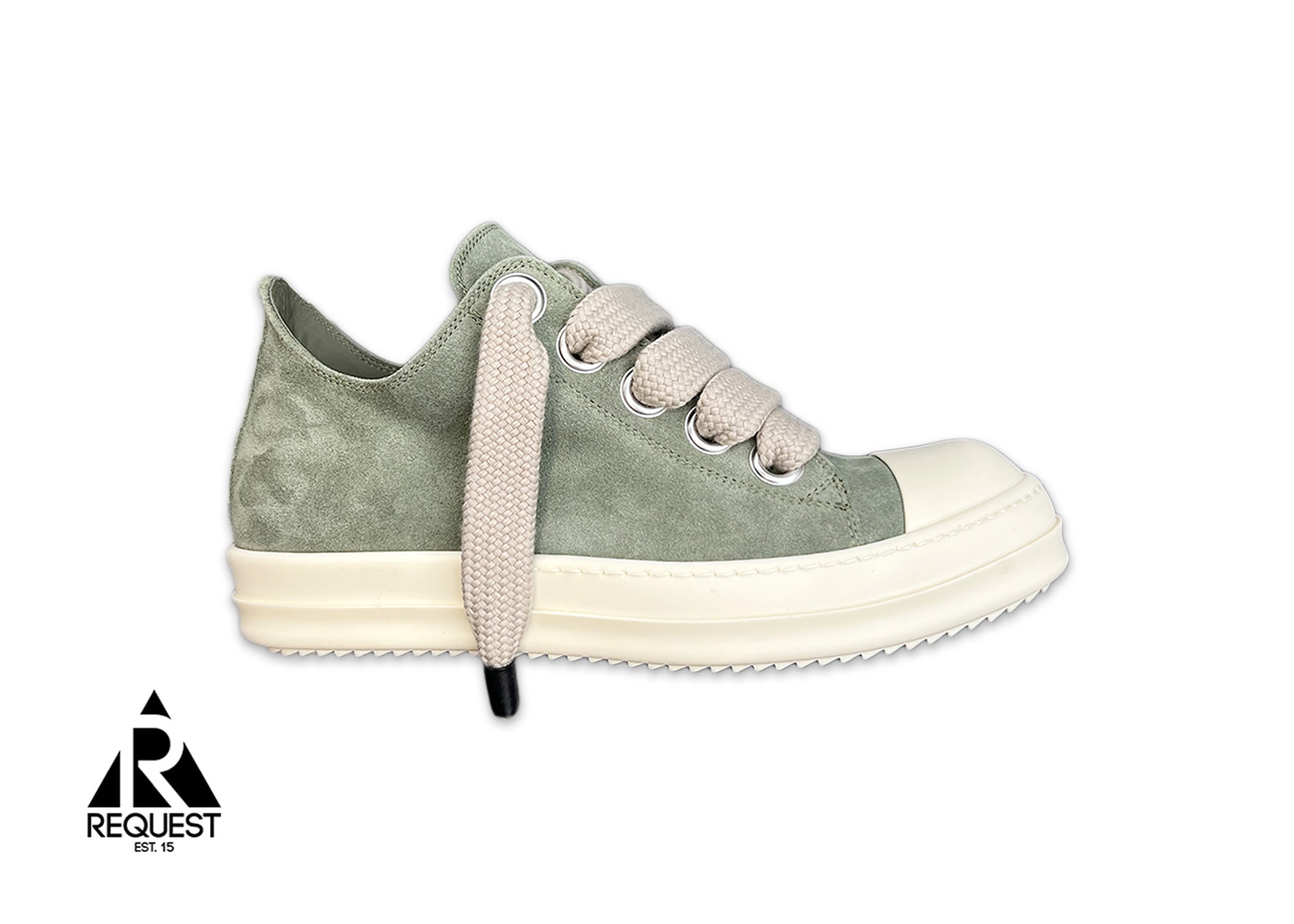 Hollywood Ramones Suede Jumbo Lace Low "Celadon Milk"