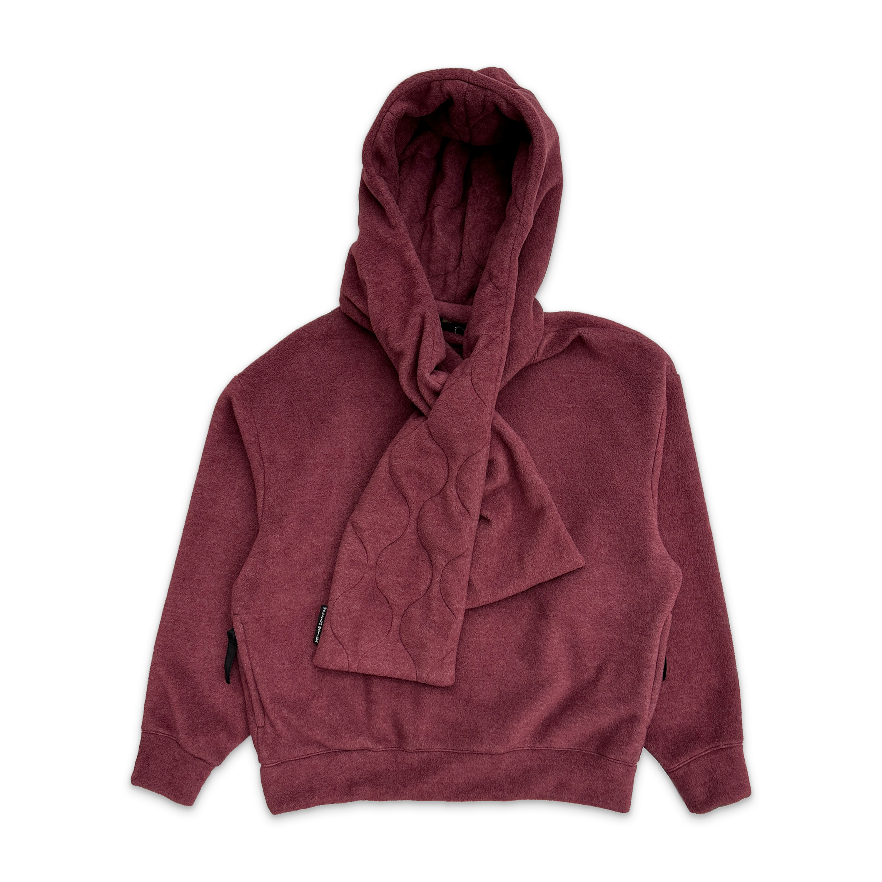 Kapital, Fleece Kesa Hooded Sweatshirt "Maroon"
