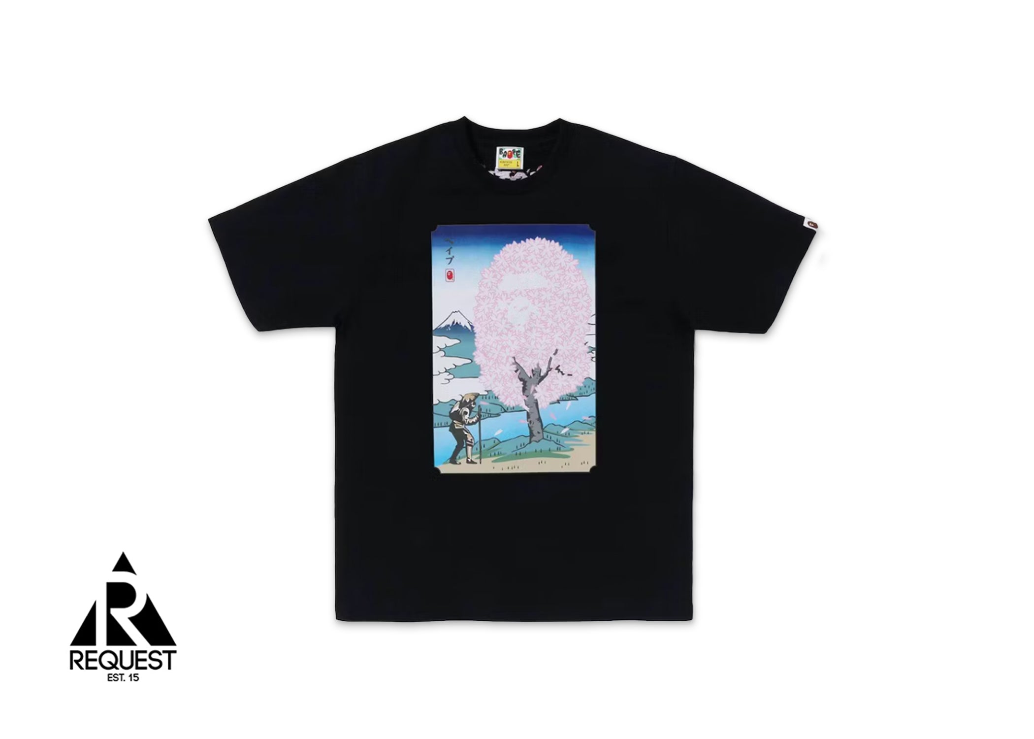 A Bathing Ape BAPE Sakura Tee (SS23) "Black"