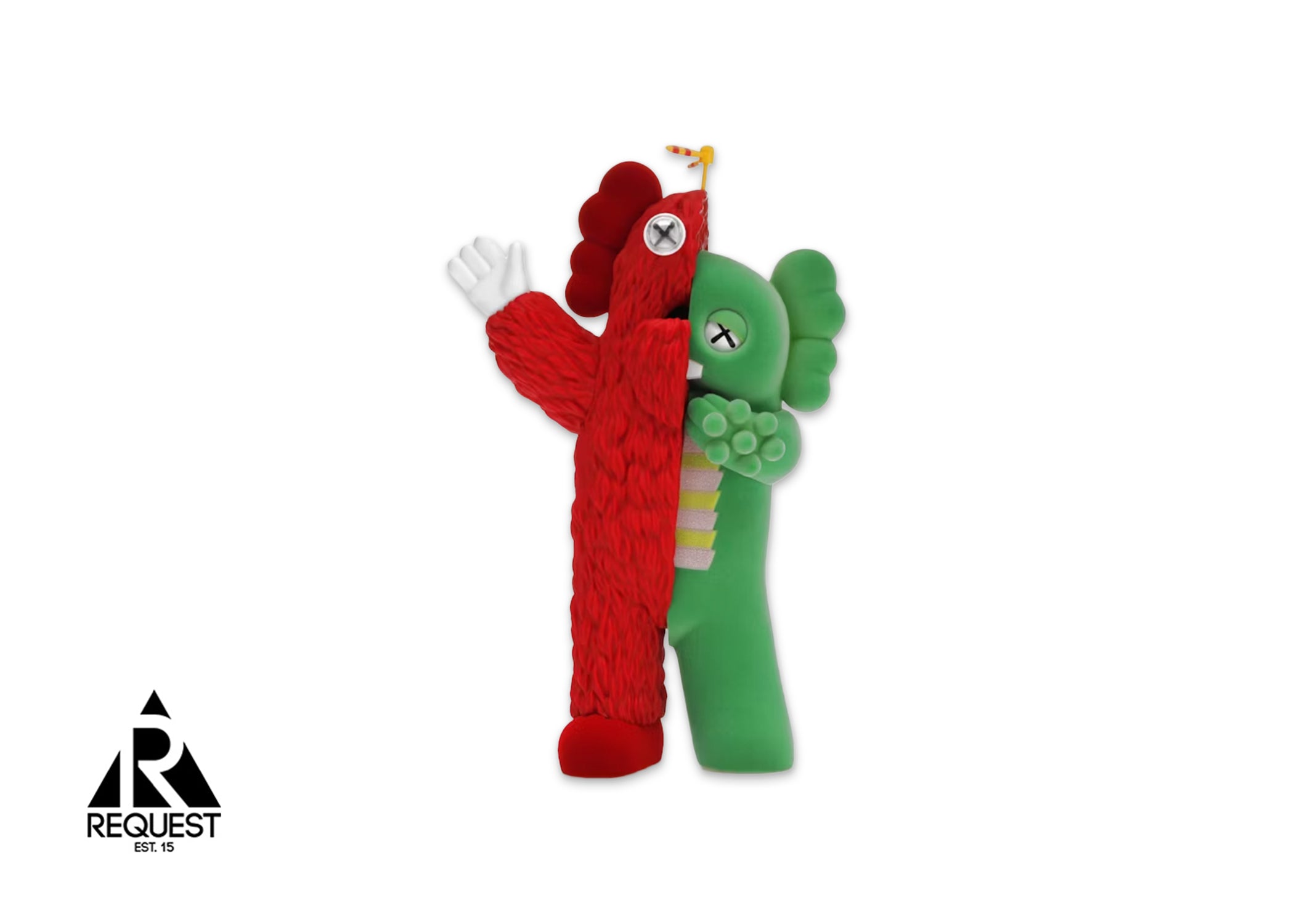 KAWS KACHAMUKKU Figure "Green/Red"