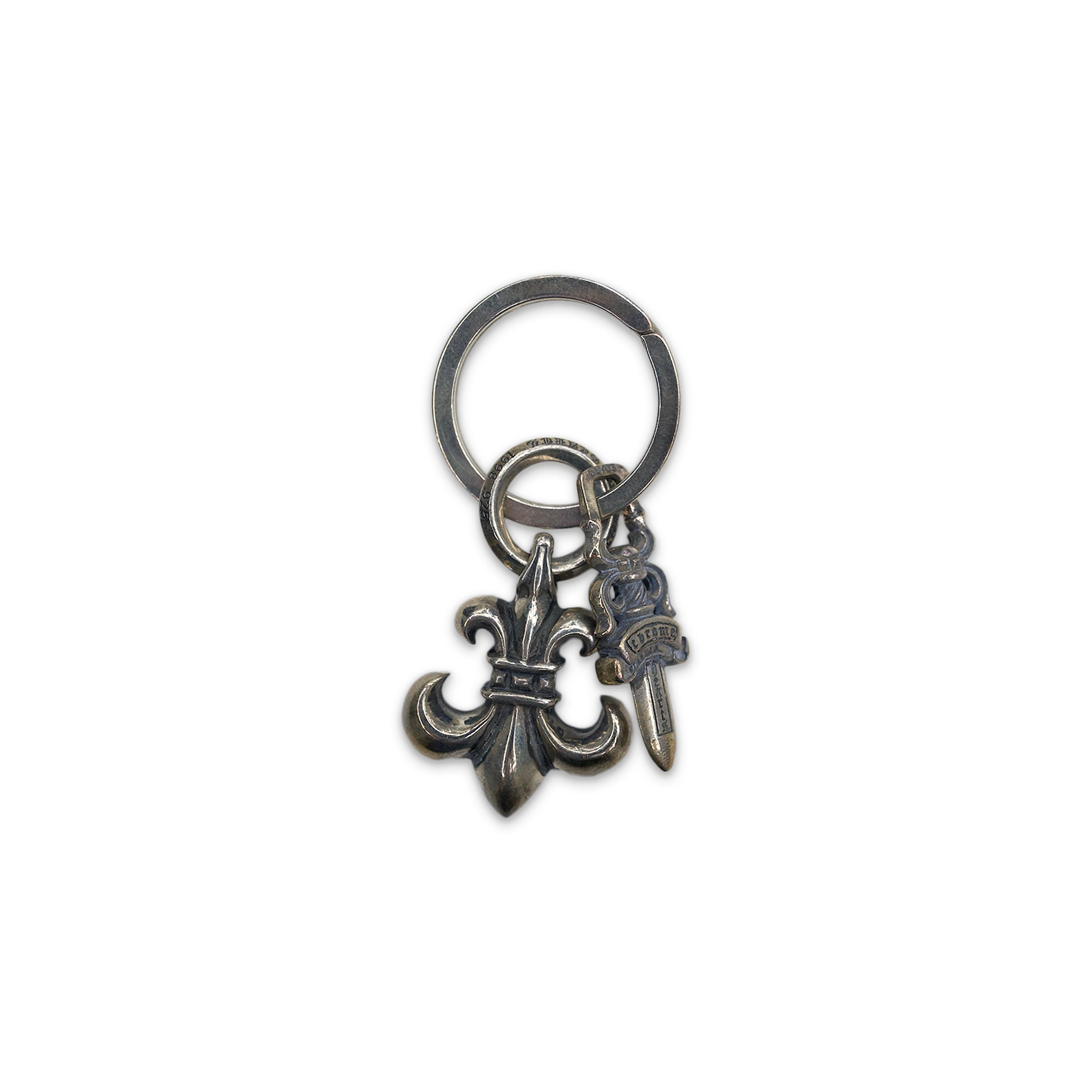 Chrome Hearts, Keychain "Le Fleur & Dagger Key Ring"