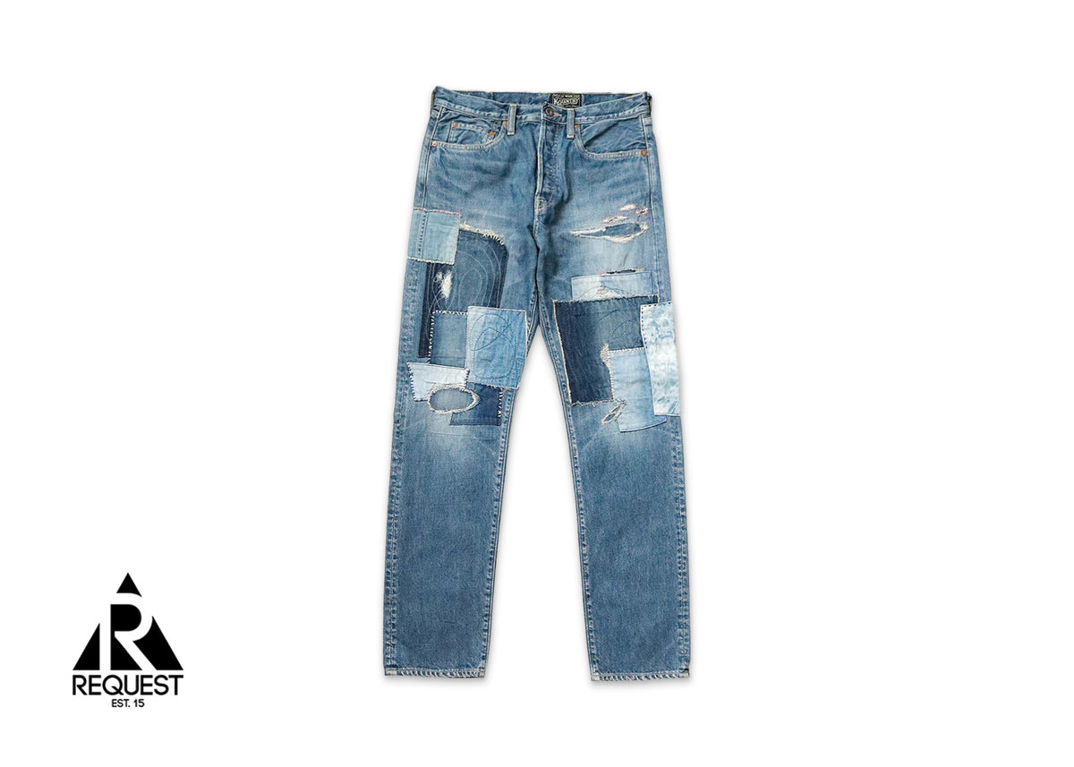 Jean Kapital 14 Oz Denim 5p Monkey Cisco - Taille 34/34 - Neuf Avec étiquettes - Style Straight