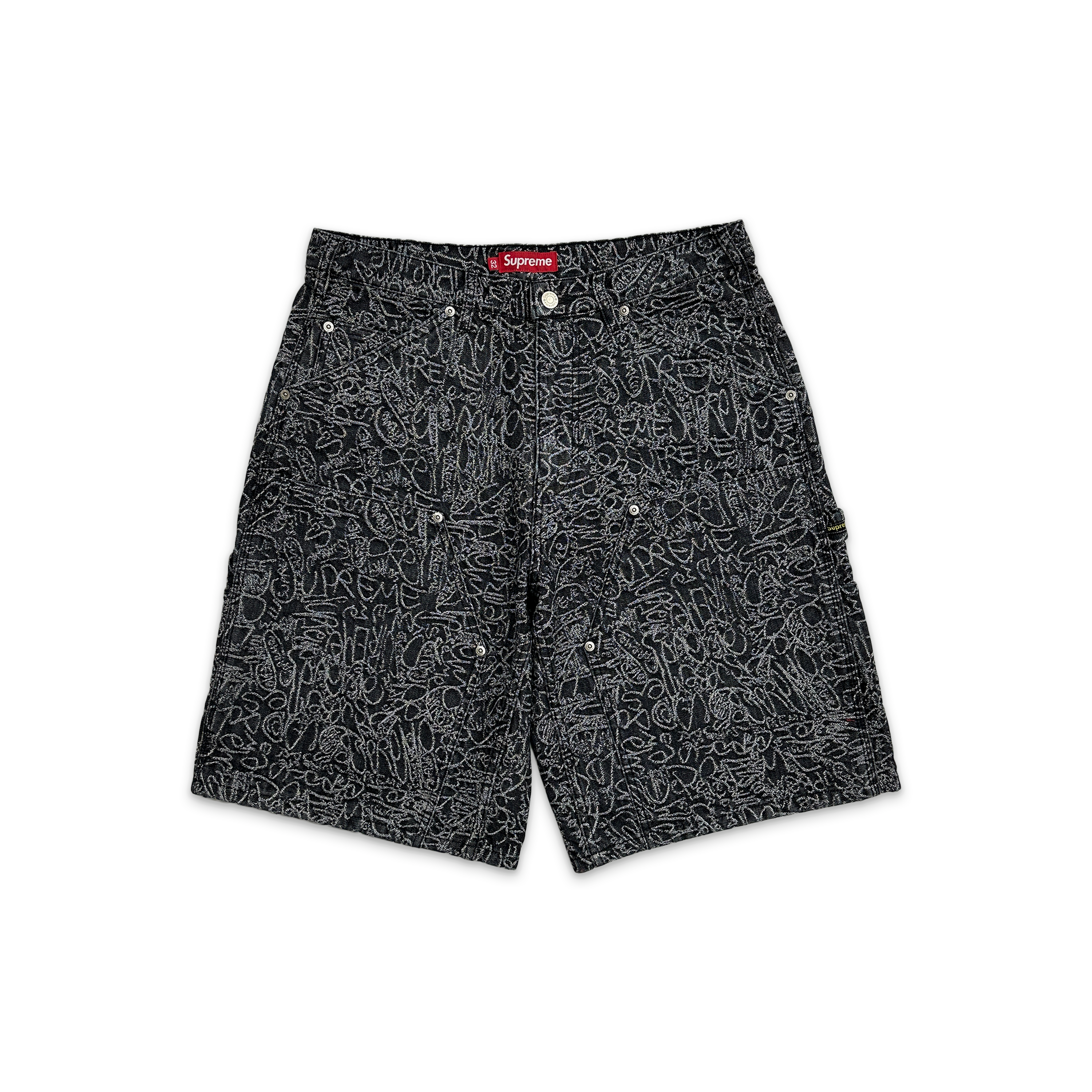 急ぎSupreme Handwriting Double Knee Denim Supreme Handwriting Double Knee Denim Short (SS25) - $168