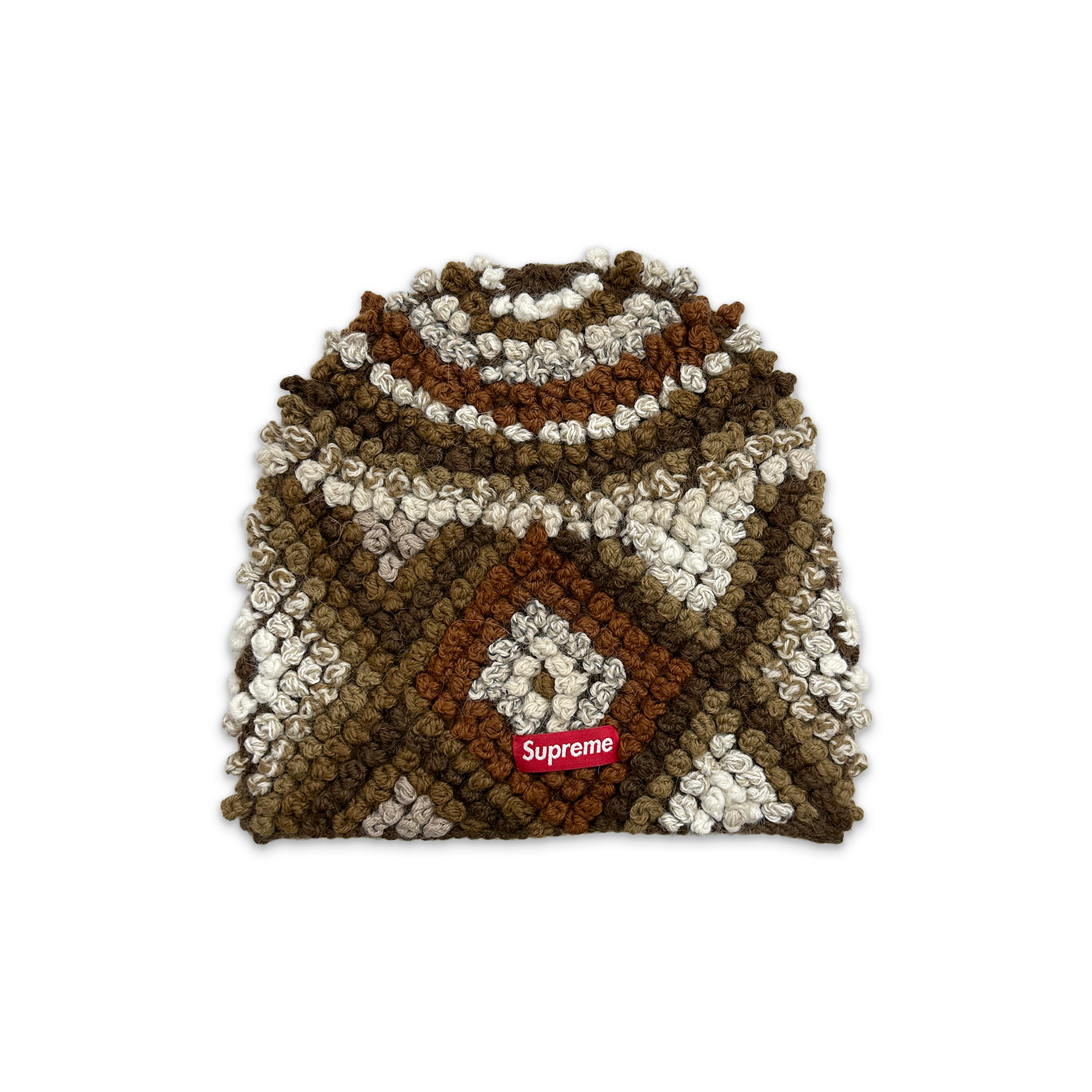 Textured Knit Beanie FW25 "Brown"