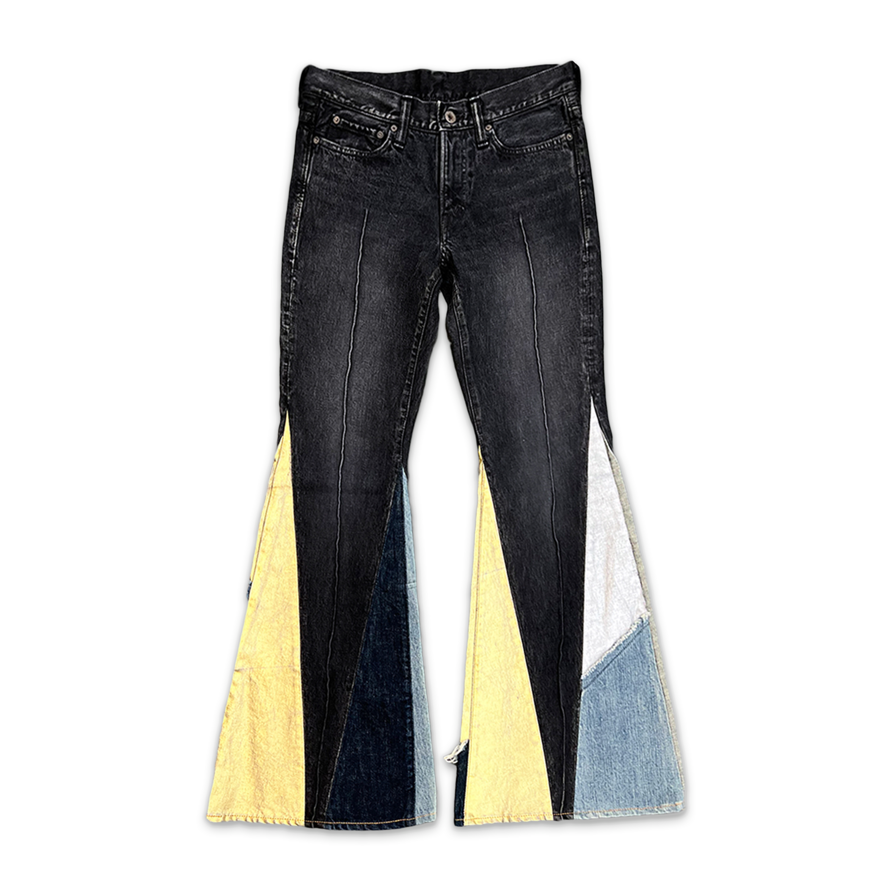 Fade Flare Denim "Black/Gold"