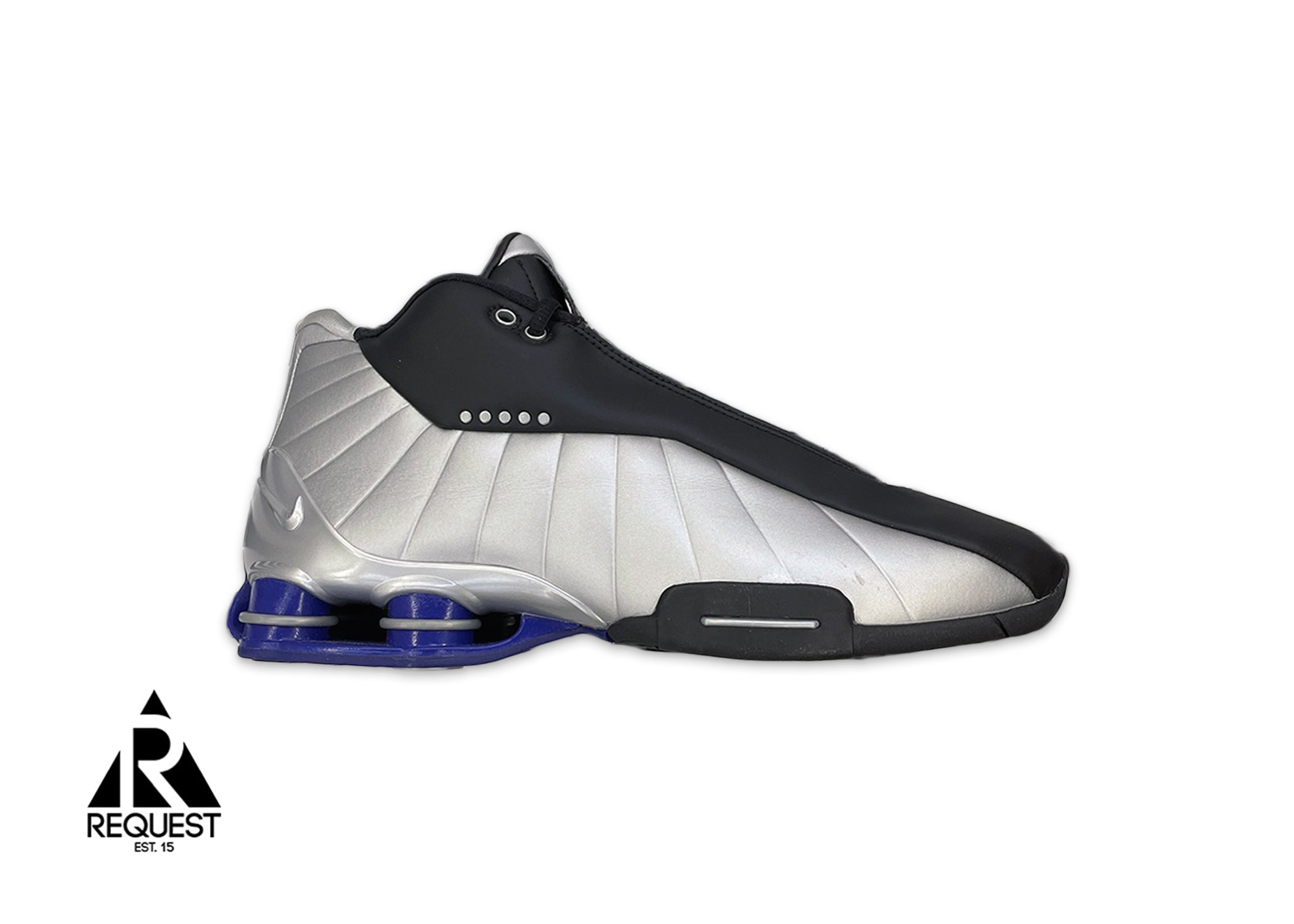 Nike Shox BB4 Black Silver Lapis 10