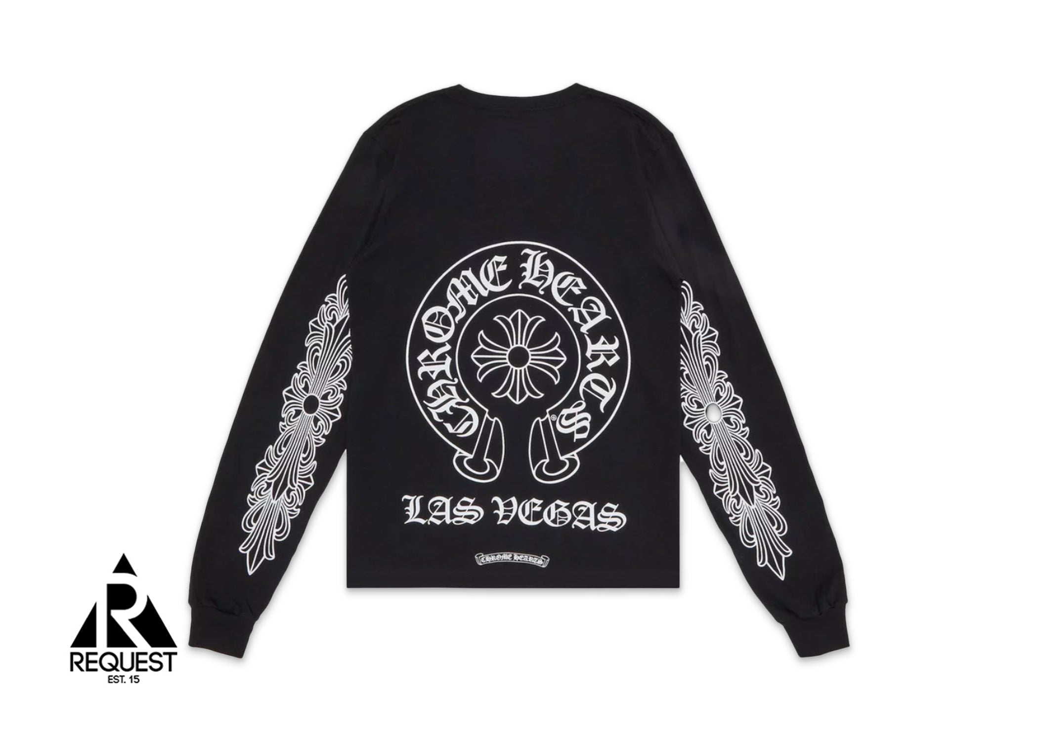 Chrome Hearts Las Vegas Horseshoe L/S Tee "Black"